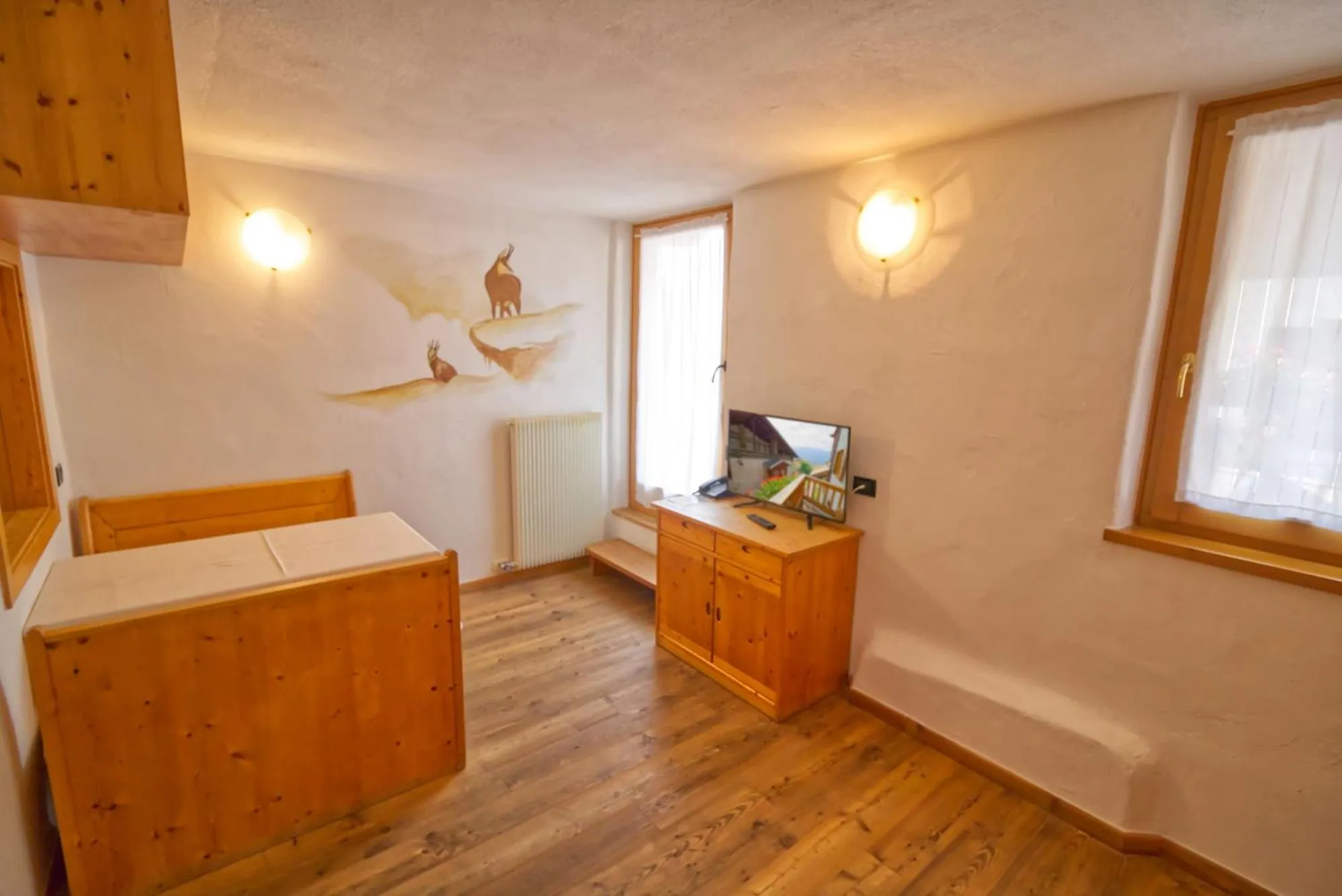 Kitchen or kitchenette, Bed in Residence Miramonti