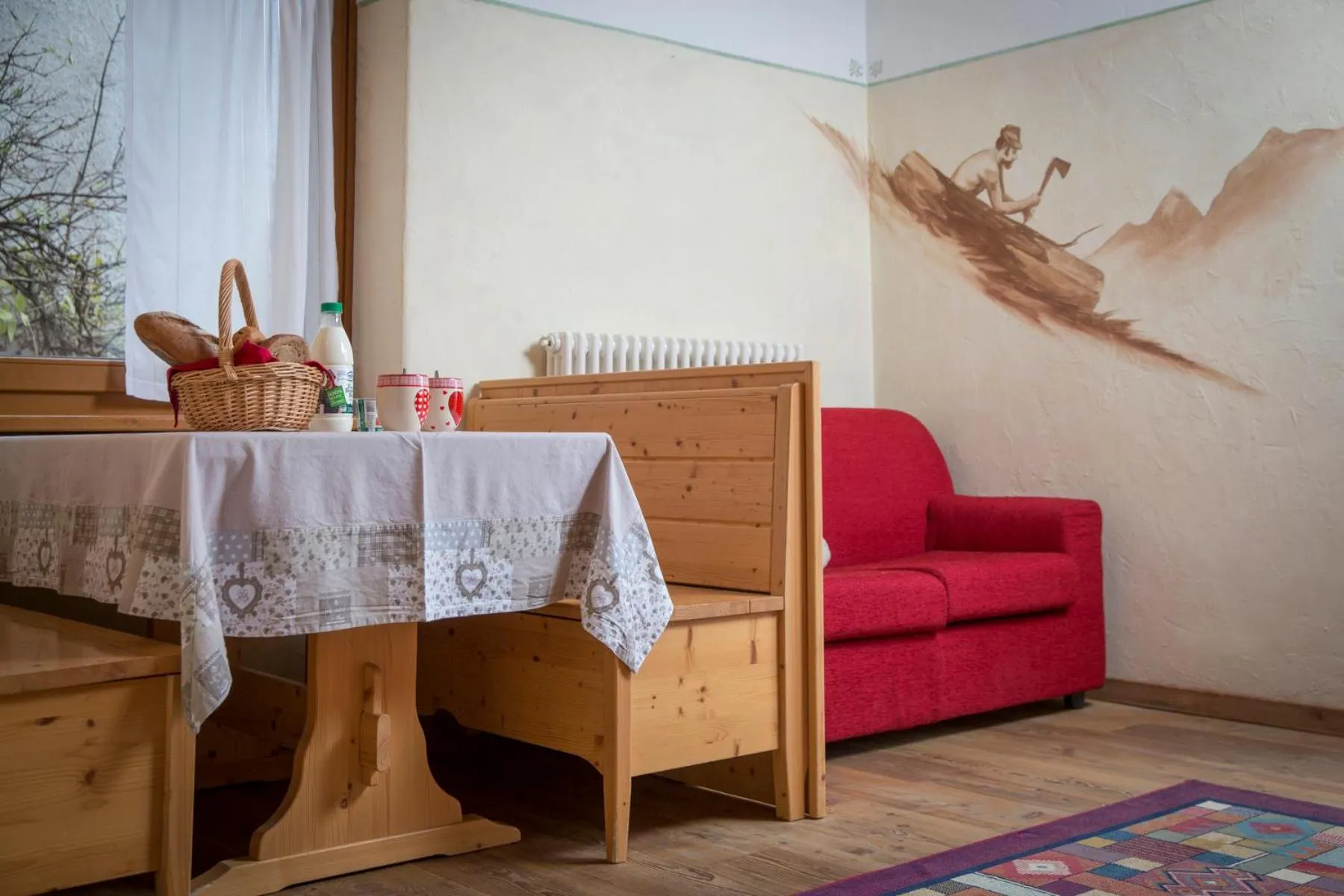 Living room in Residence Miramonti