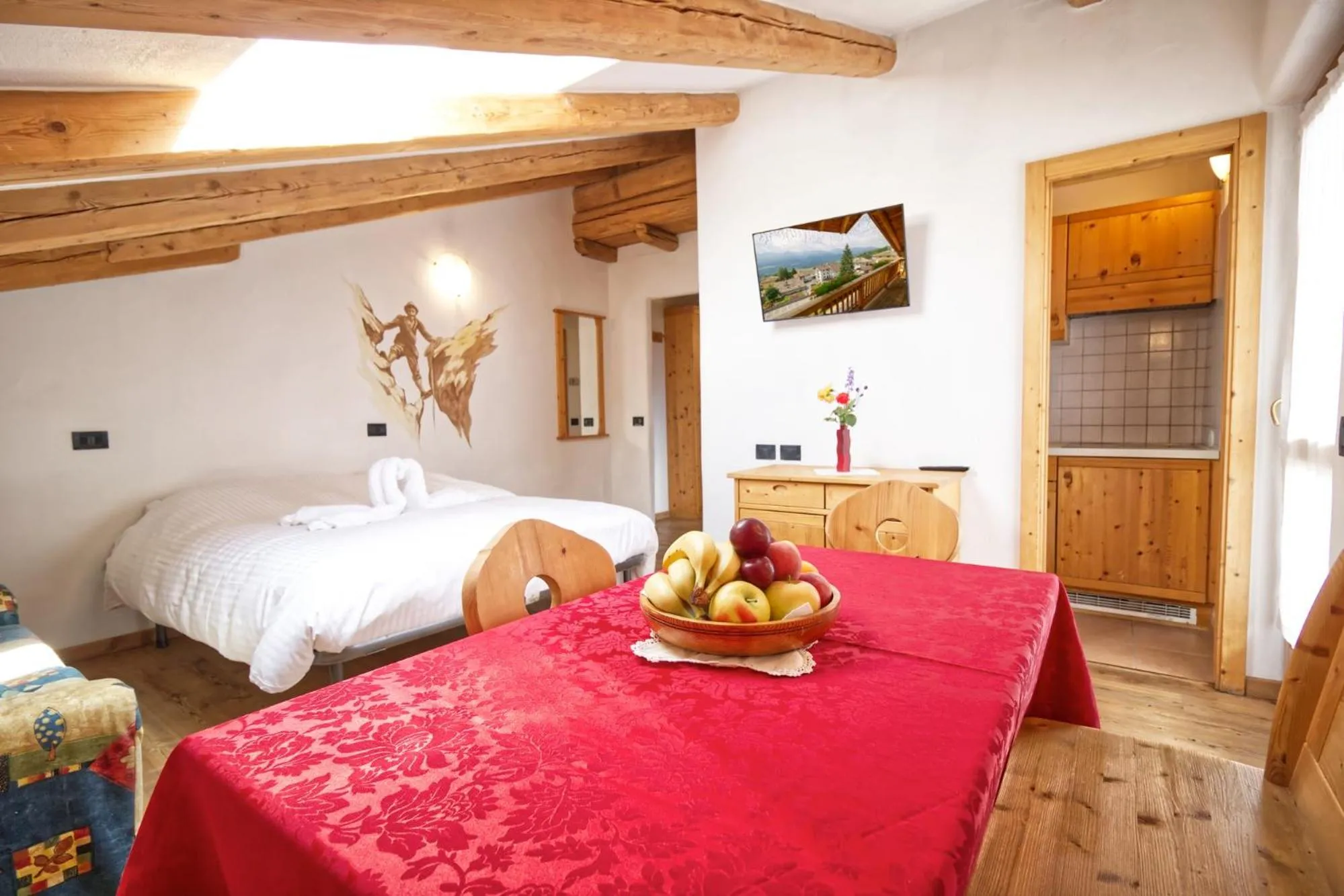 Bedroom, Bed in Residence Miramonti