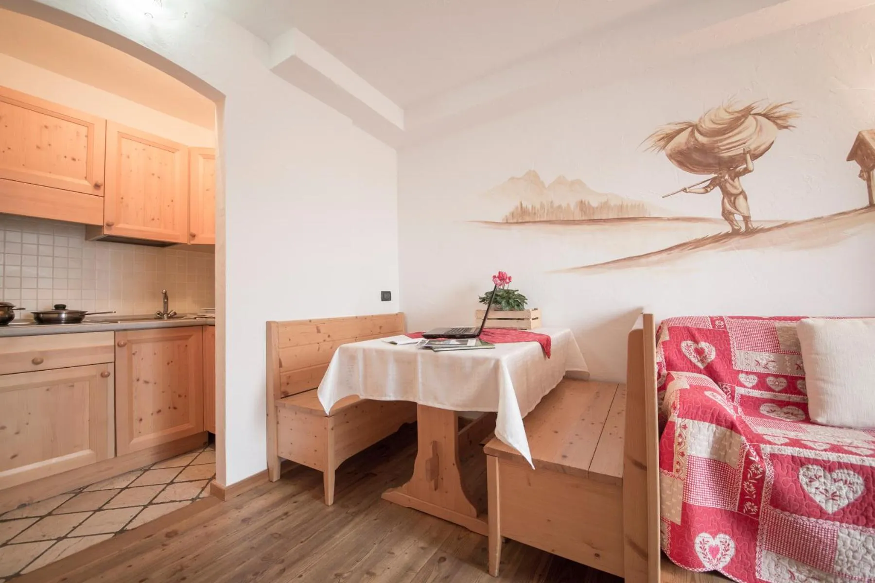 Dining area in Residence Miramonti