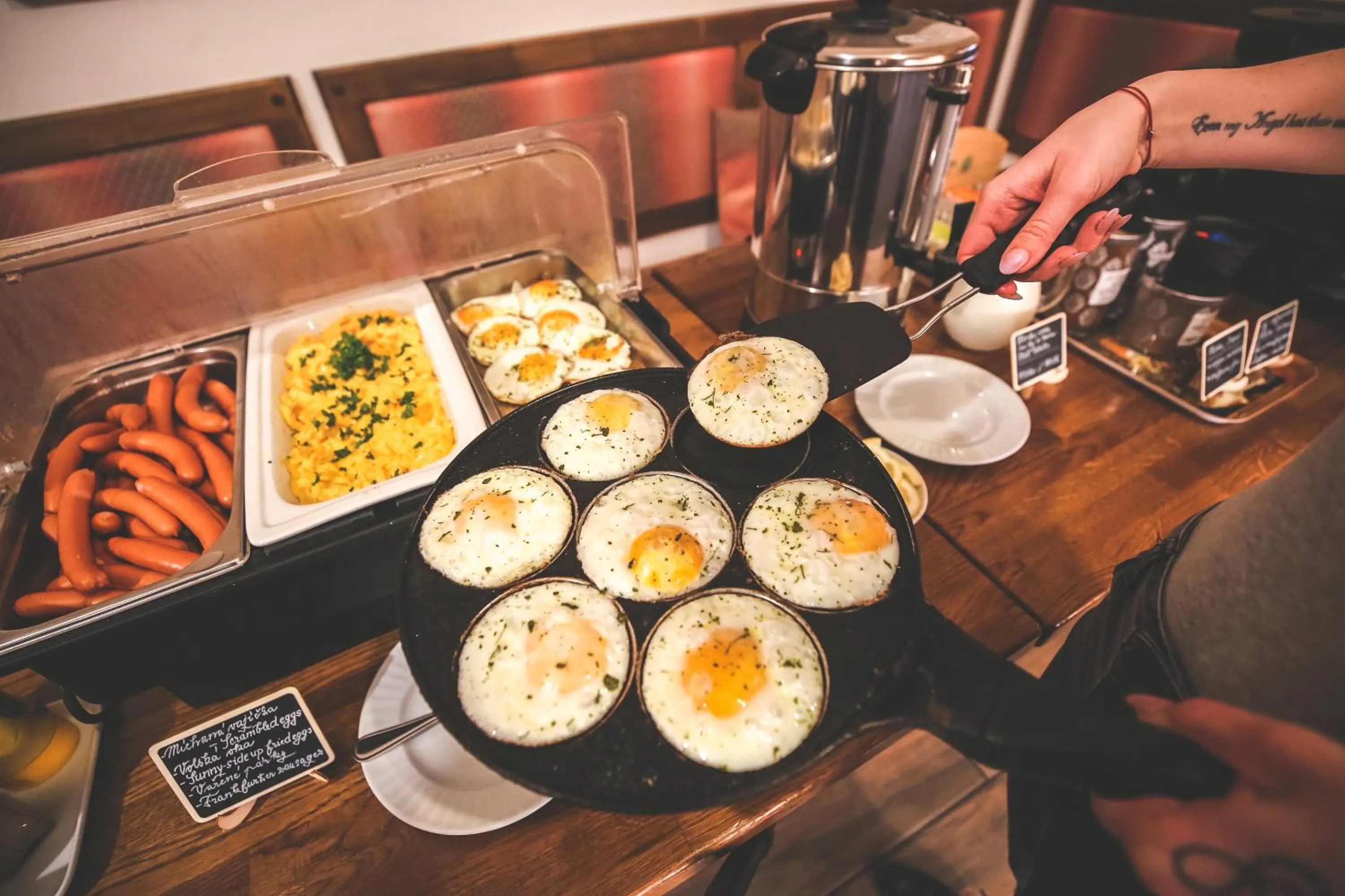 Breakfast in Hotel Tábor
