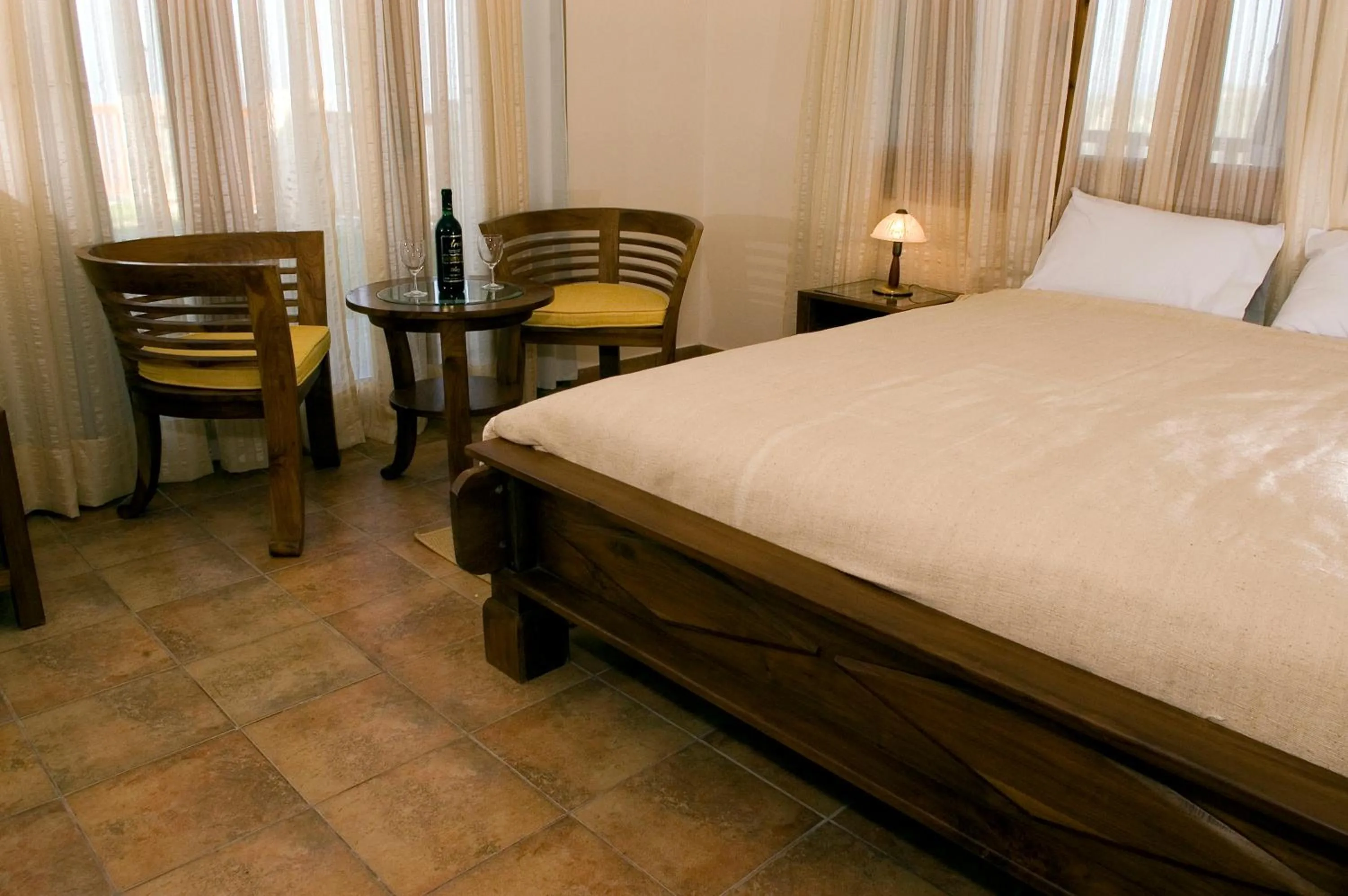 Decorative detail, Bed in Demetriou Paradisos Hills Hotel