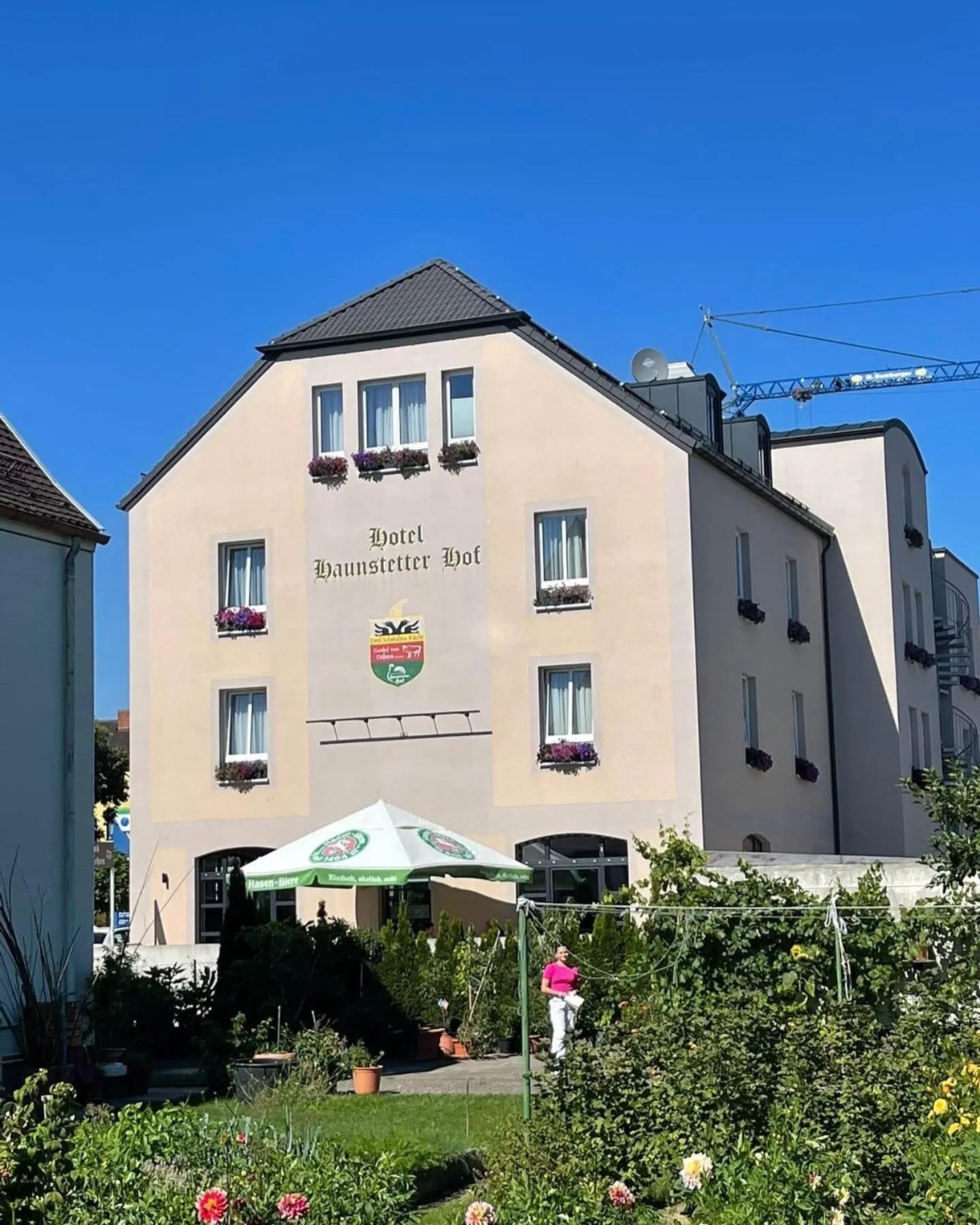 Property building in Hotel Haunstetter Hof Augsburg