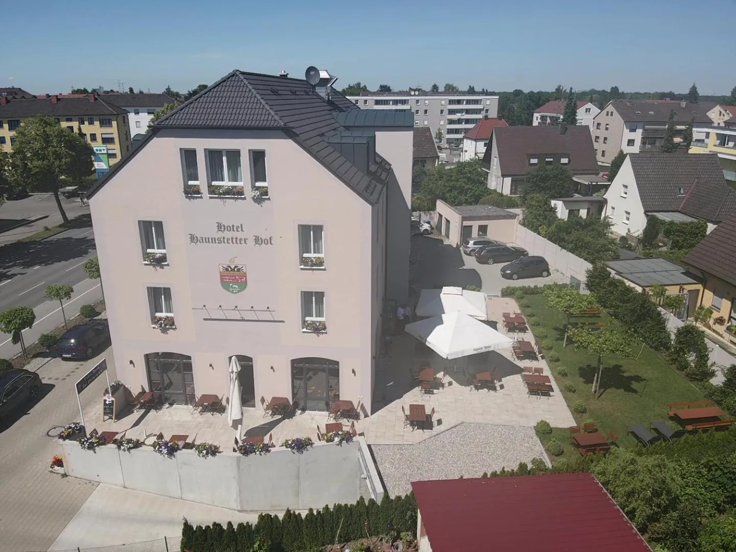 Bird's eye view in Hotel Haunstetter Hof Augsburg