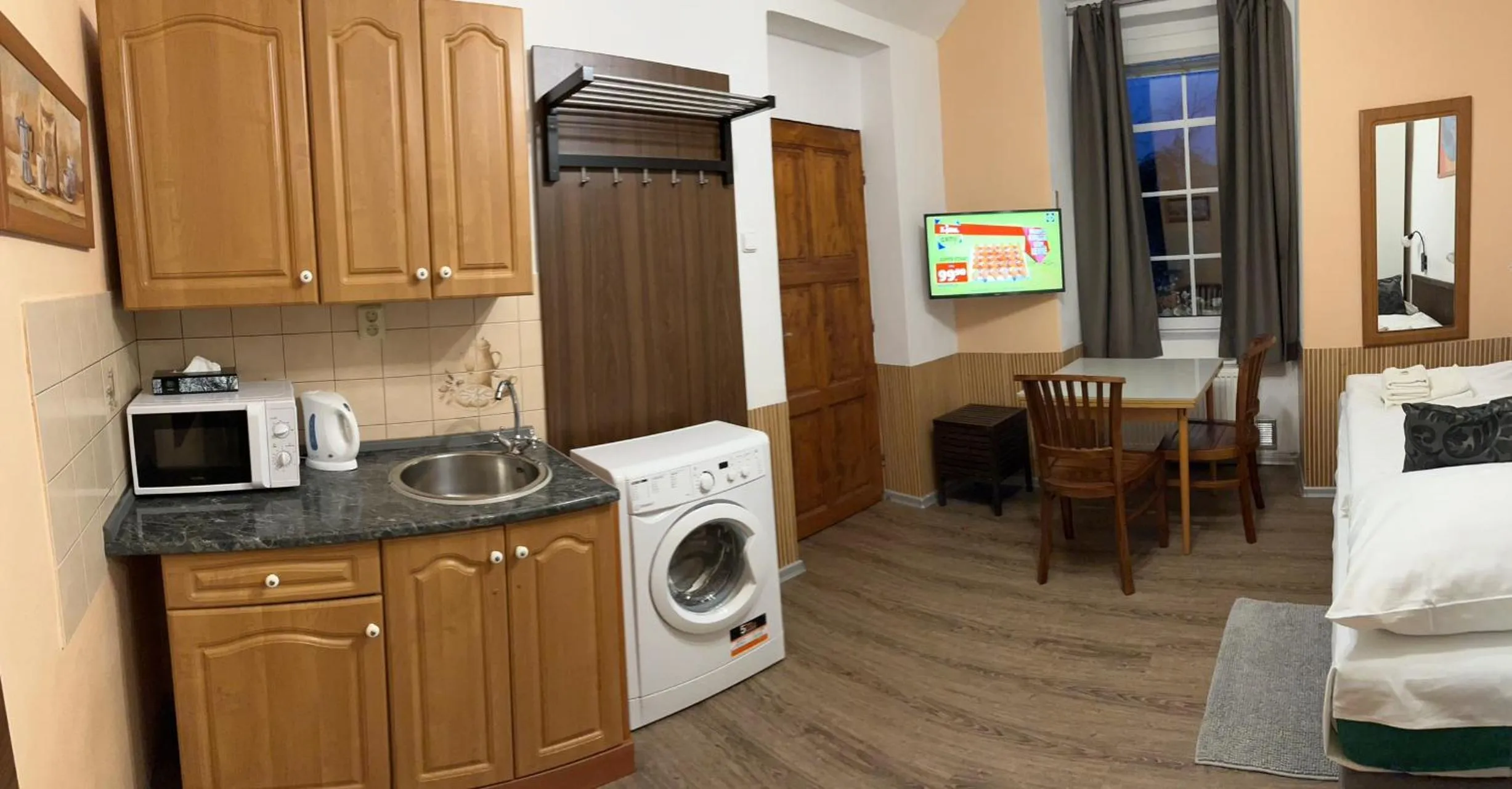 Living room, Bed in Mila Apartments