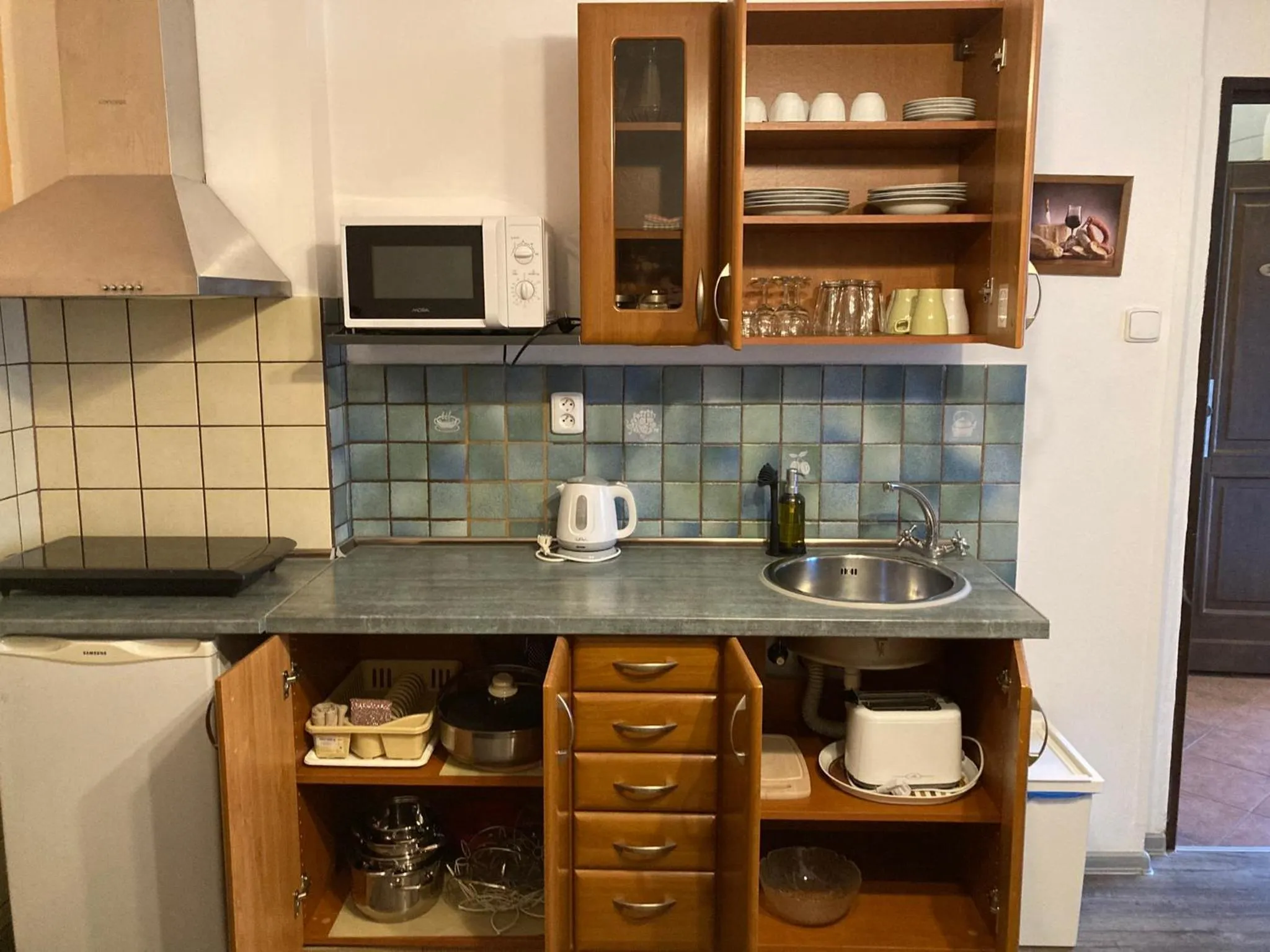 Kitchen or kitchenette in Mila Apartments