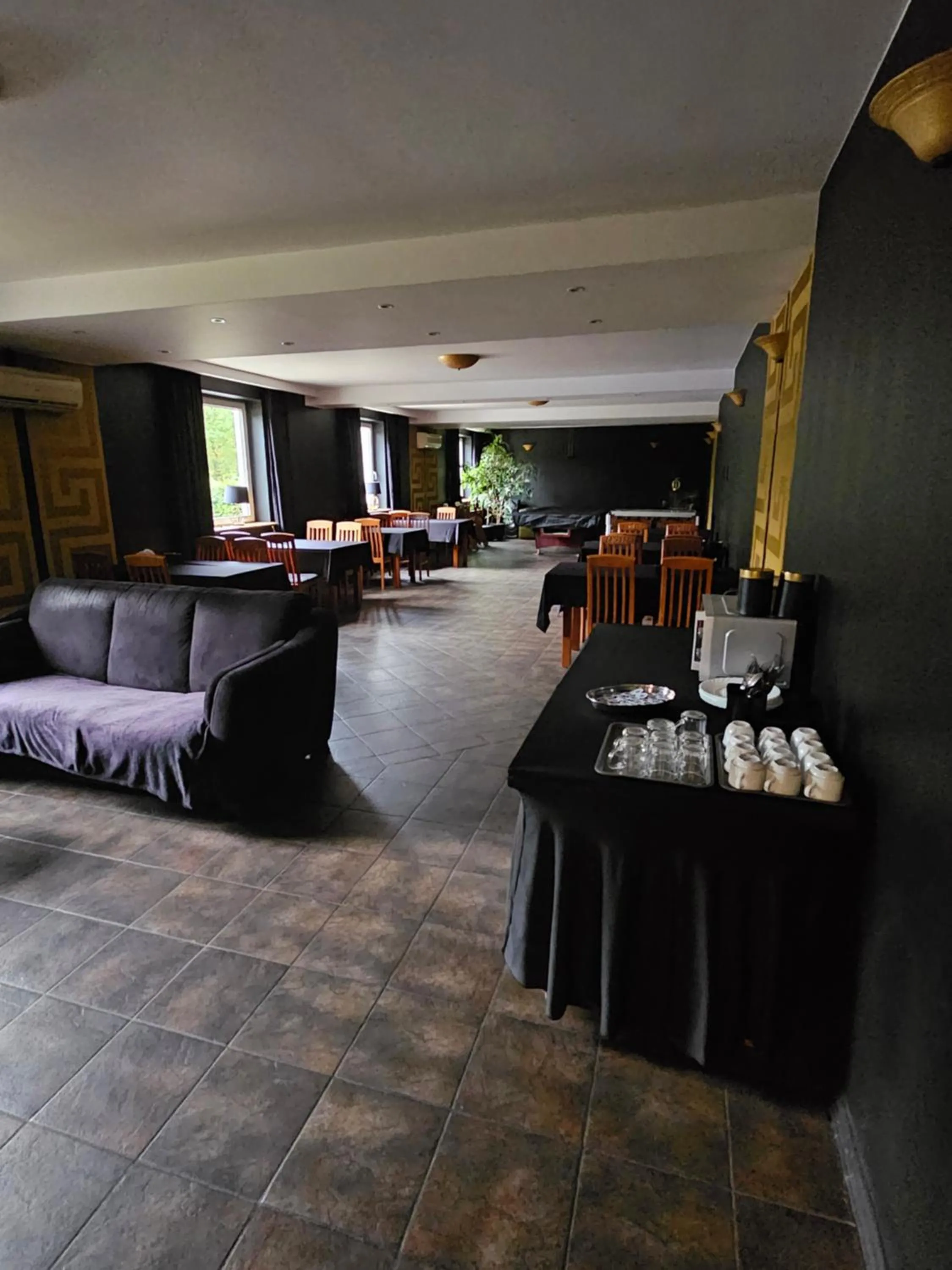 Seating area in "Zacisze"