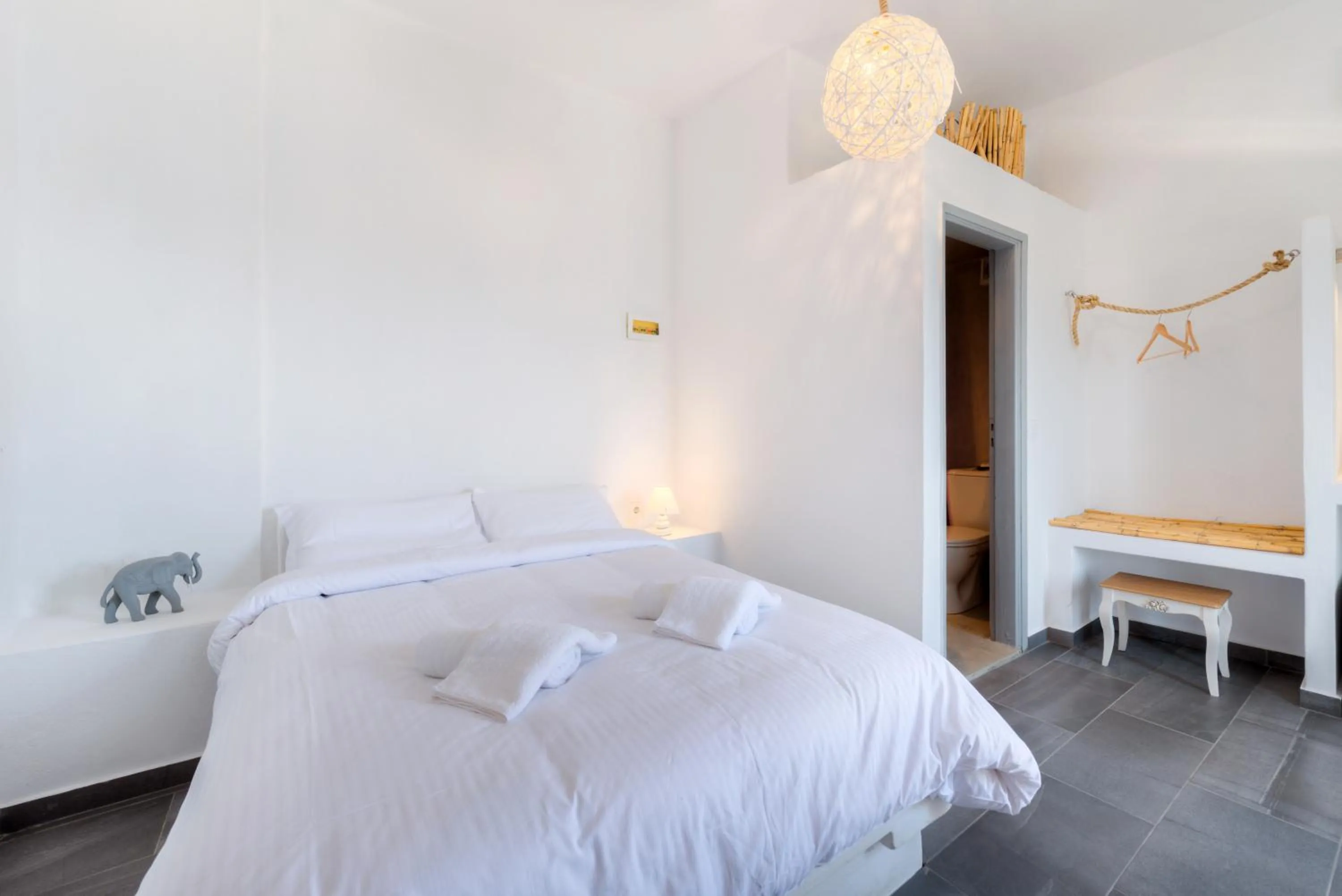 Bed in Katris Apartments