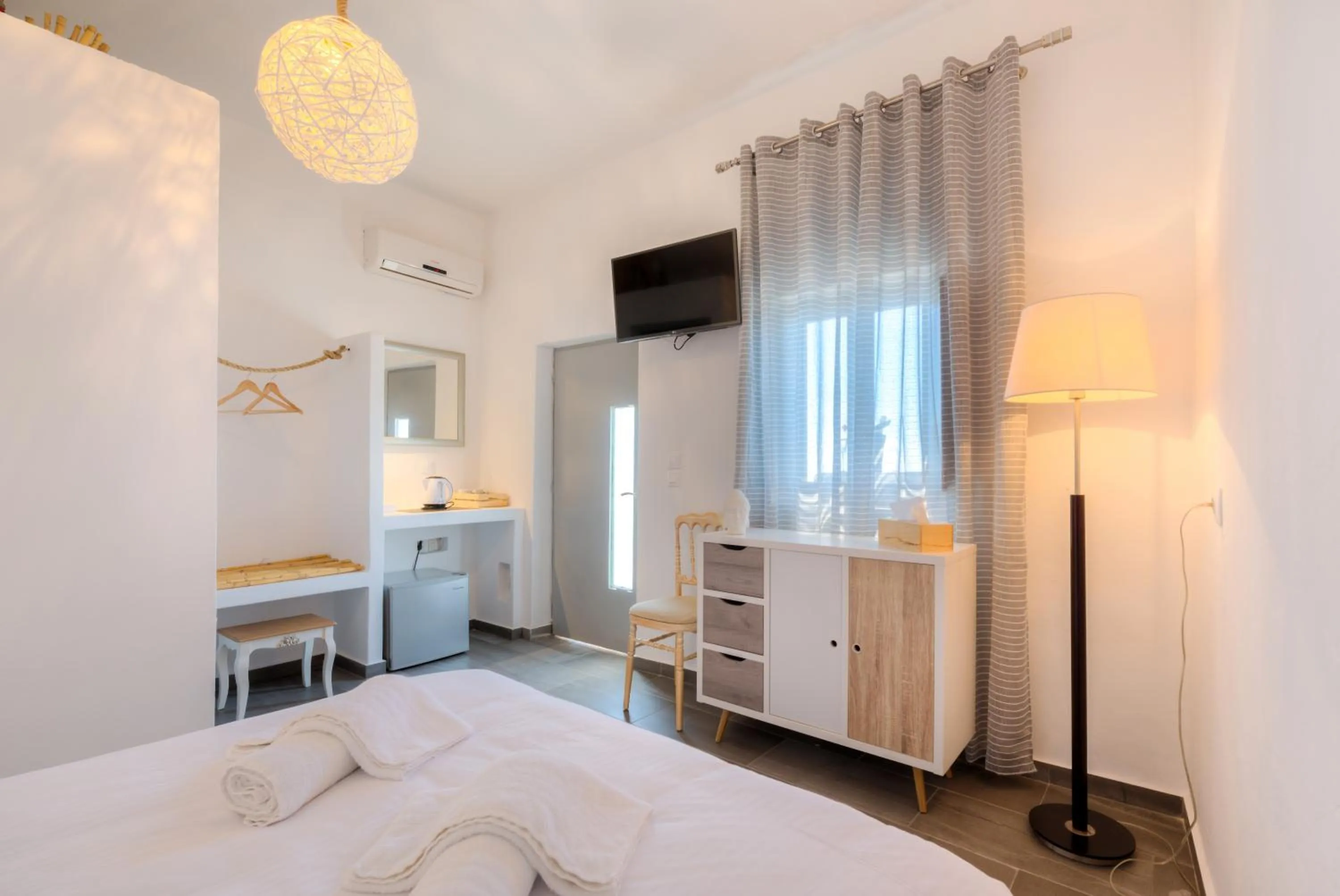 Bed in Katris Apartments