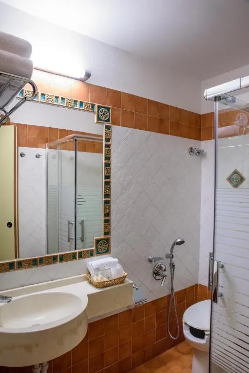 Shower in Hotel Audi Frontemare