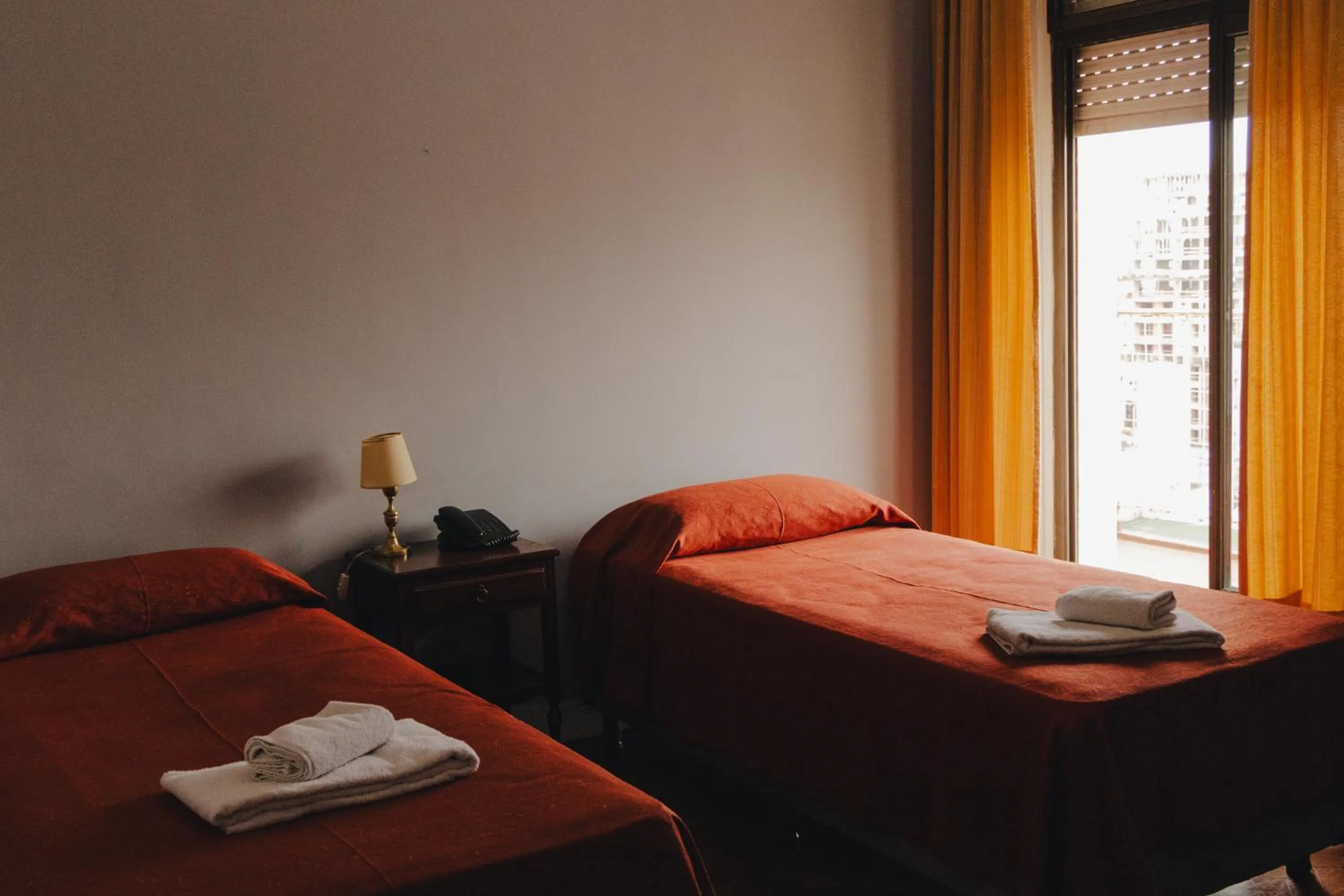 Bed in Constitución Palace Hotel