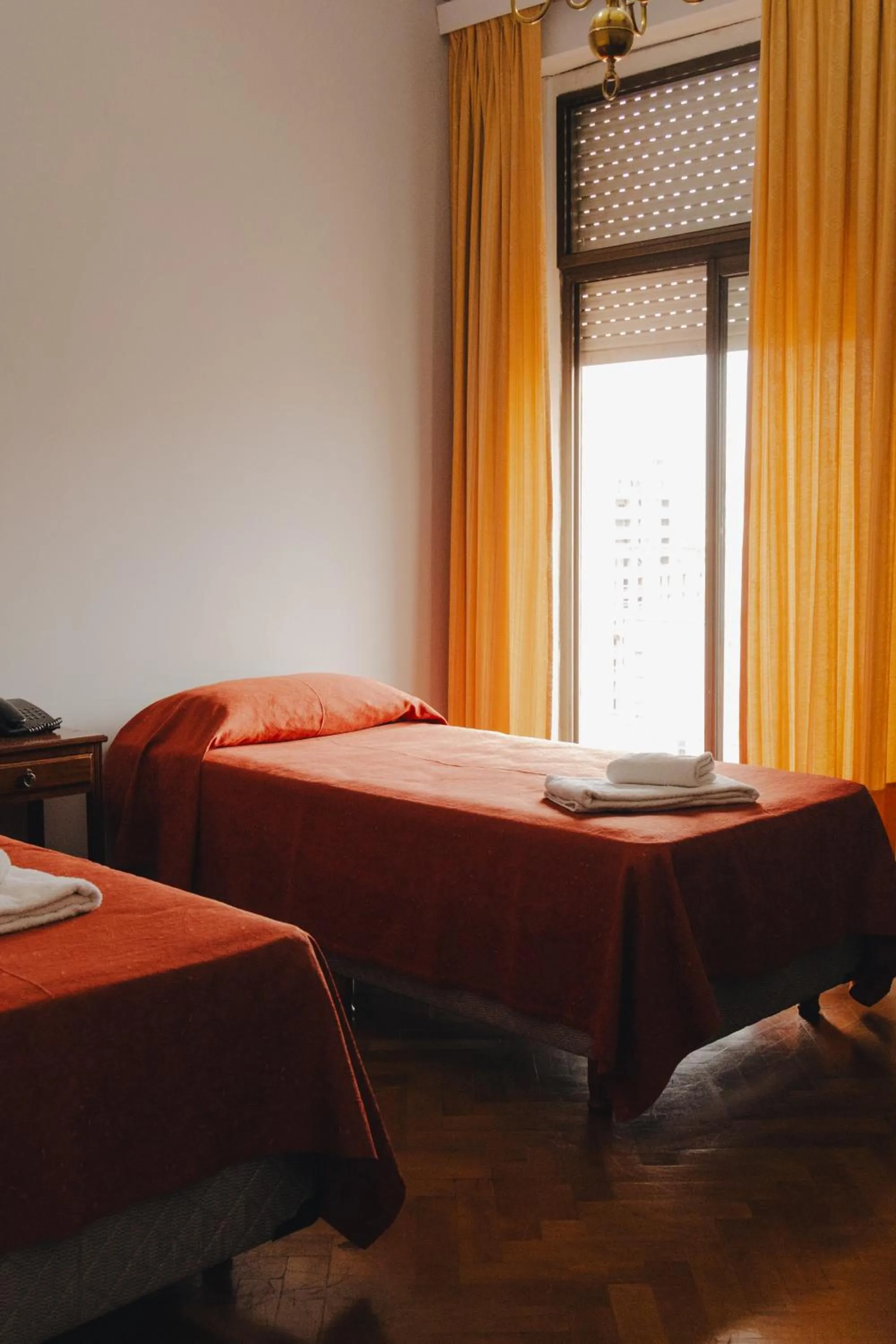 Bed in Constitución Palace Hotel