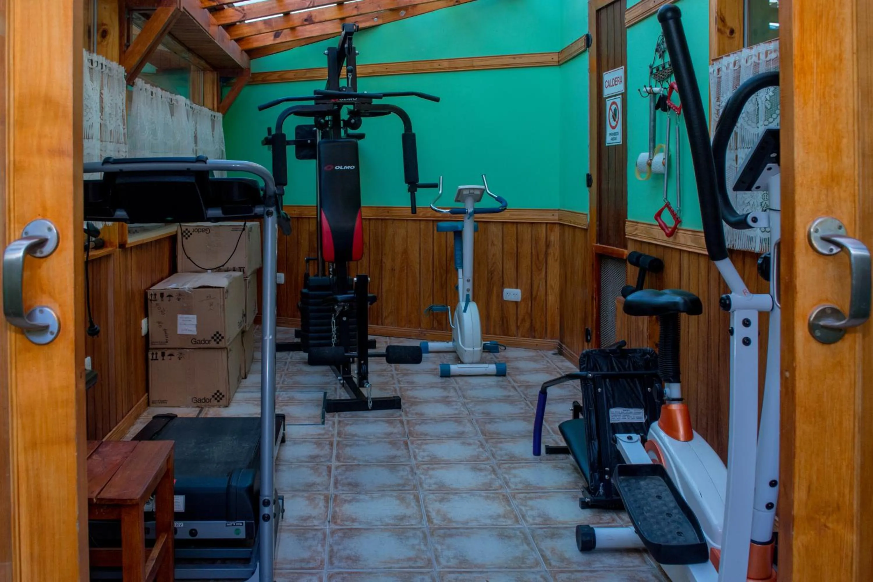 Fitness centre/facilities in Hosteria Les Eclaireurs