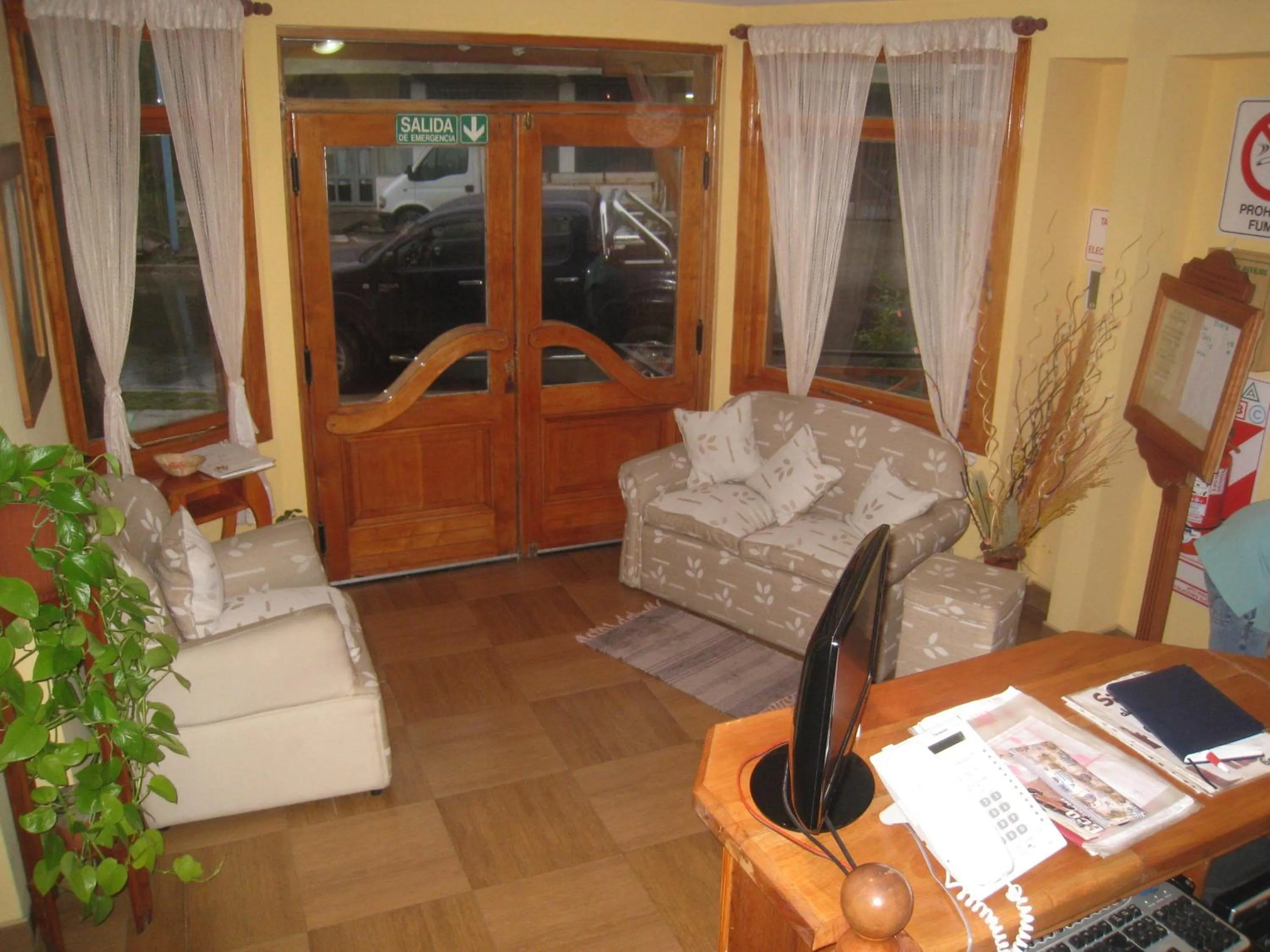 Lobby or reception in Hosteria Les Eclaireurs