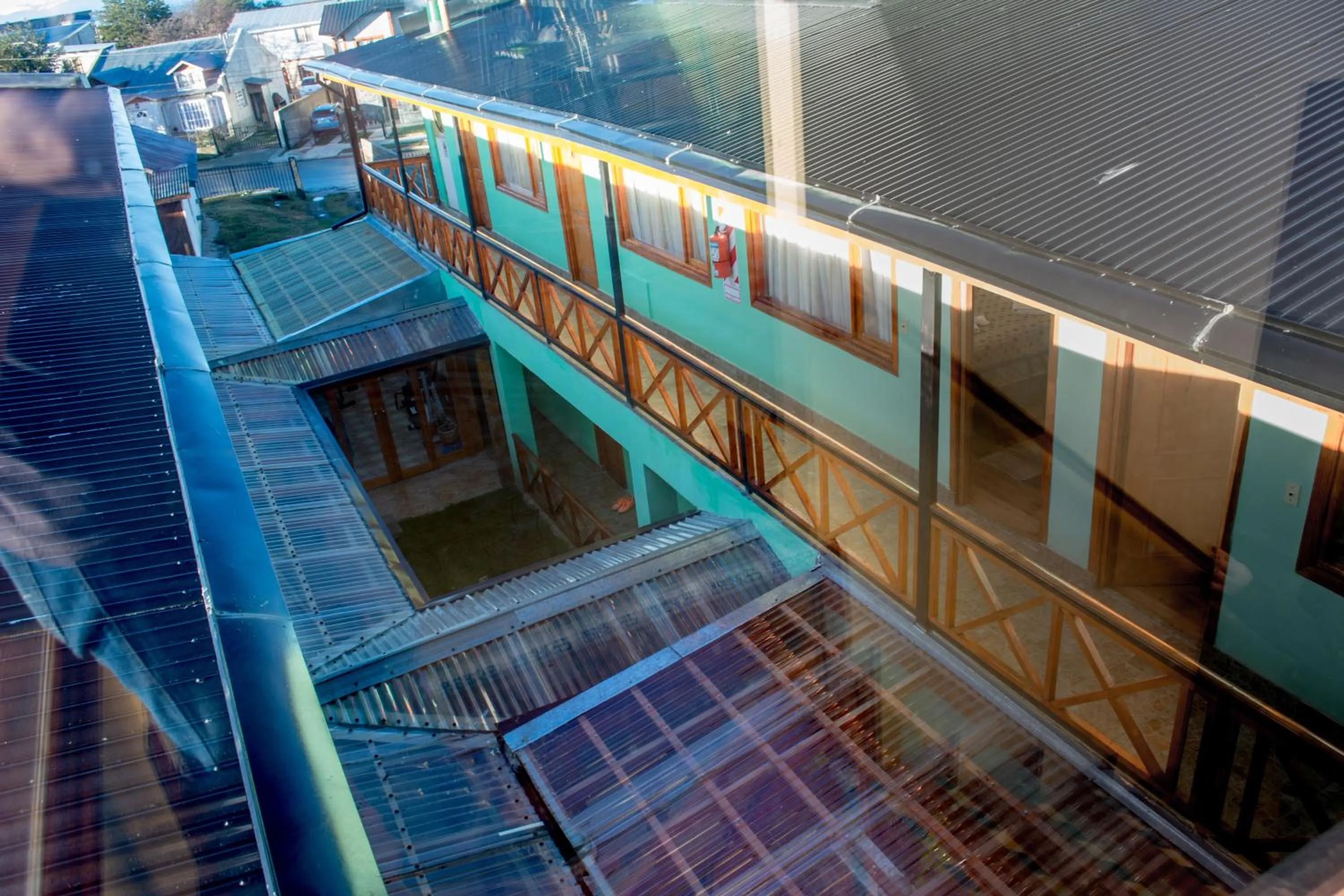 Bird's eye view in Hosteria Les Eclaireurs