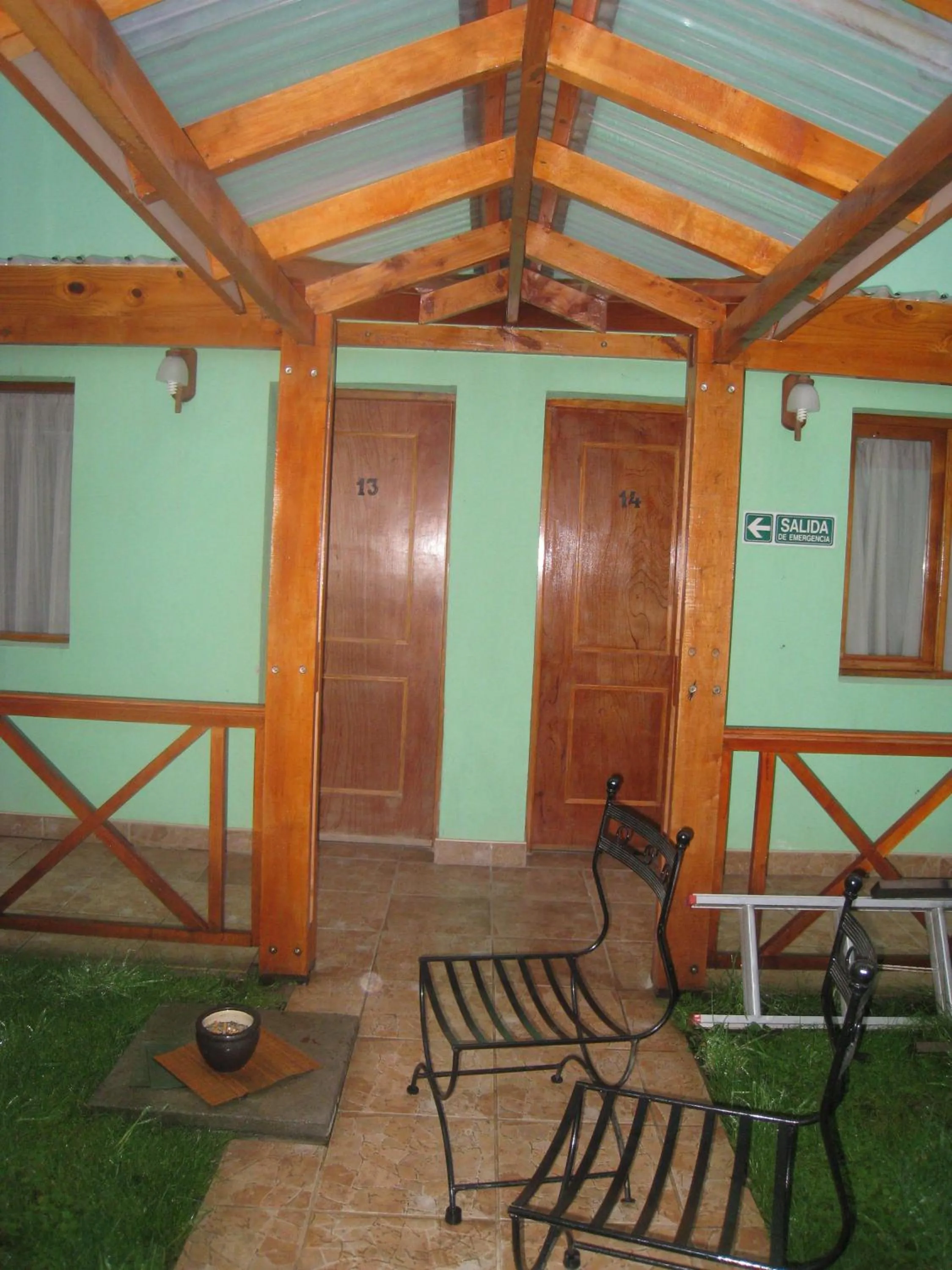 Patio in Hosteria Les Eclaireurs