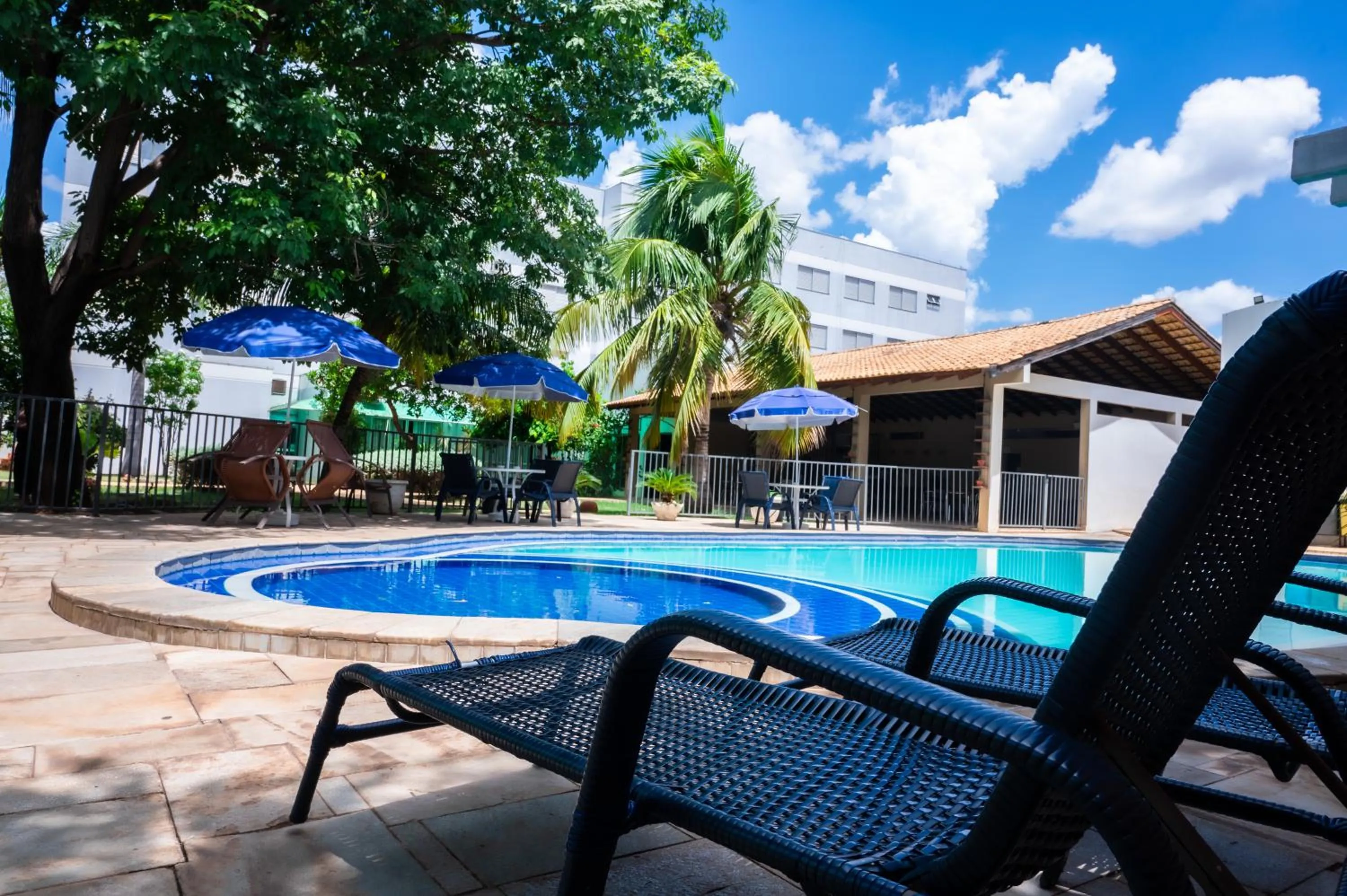 Swimming pool in Delcas Hotel