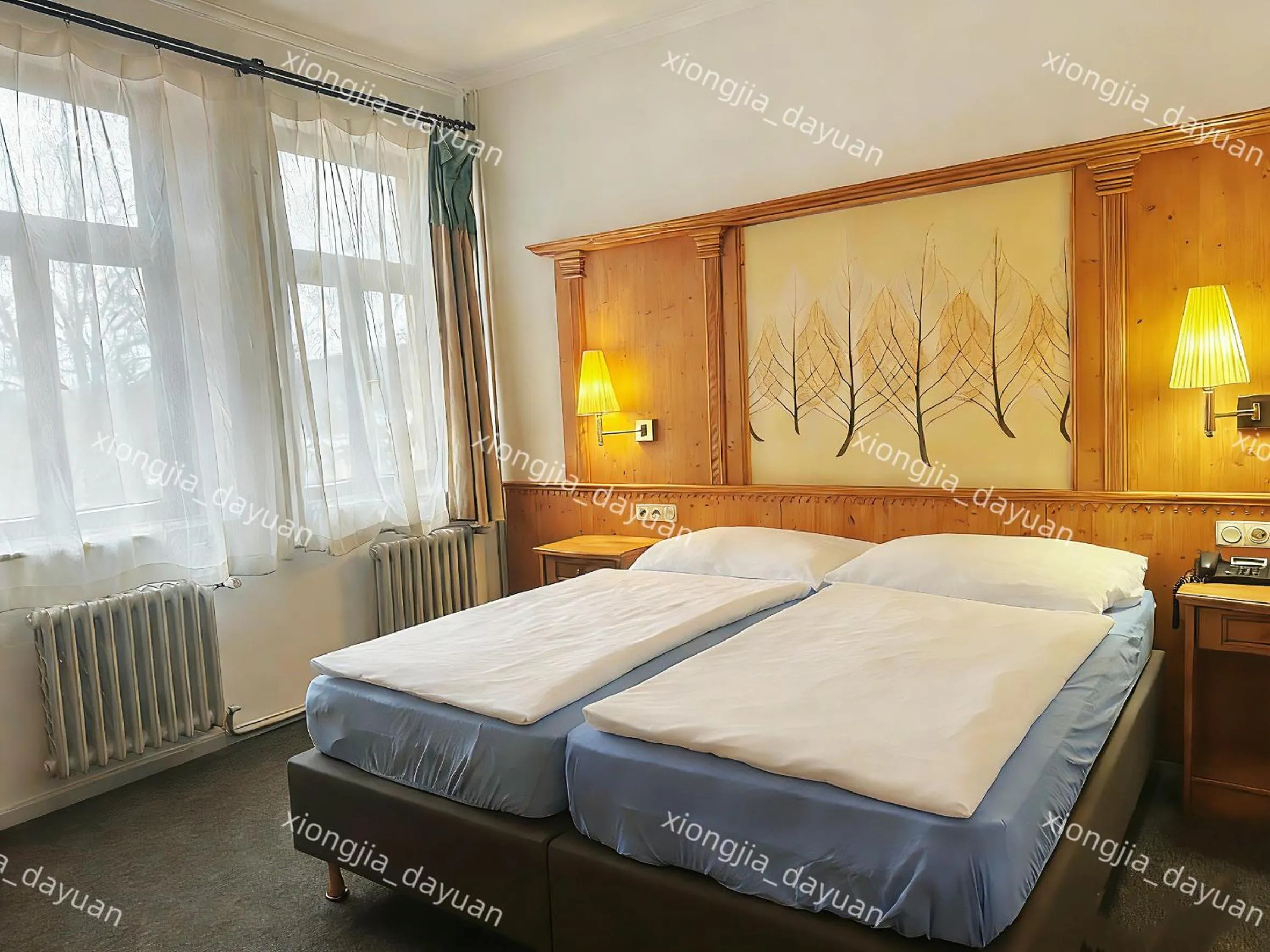 Bed in Hotel Braník