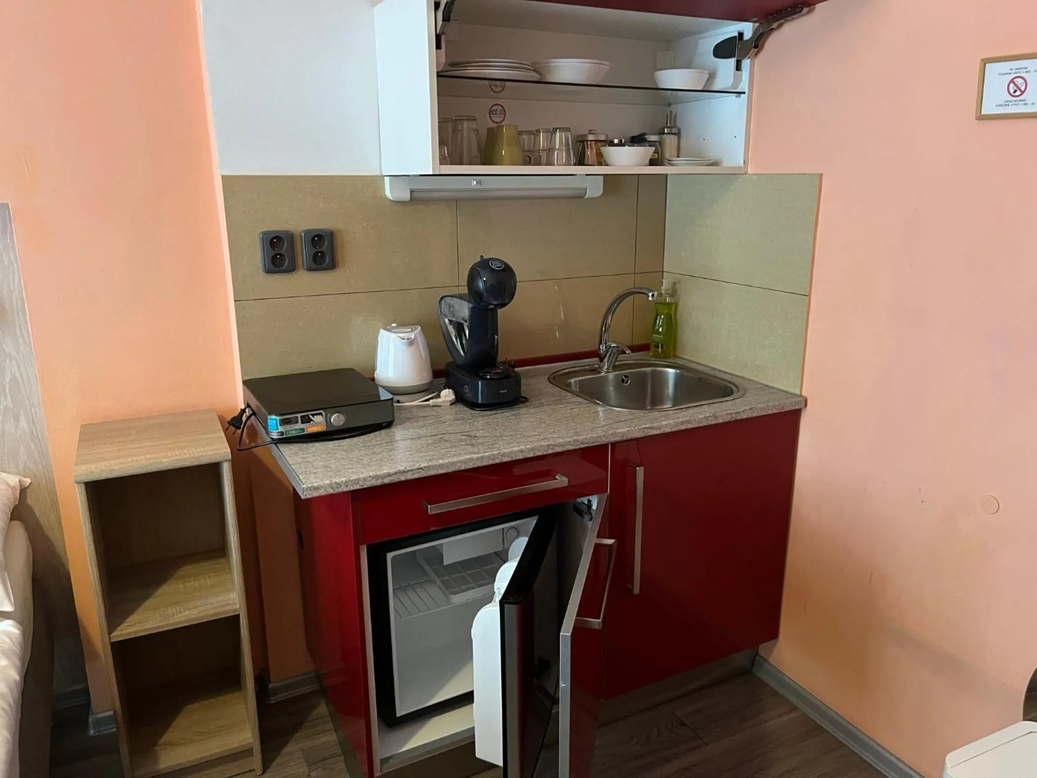 Kitchen or kitchenette in Rezidence Davids Apartments