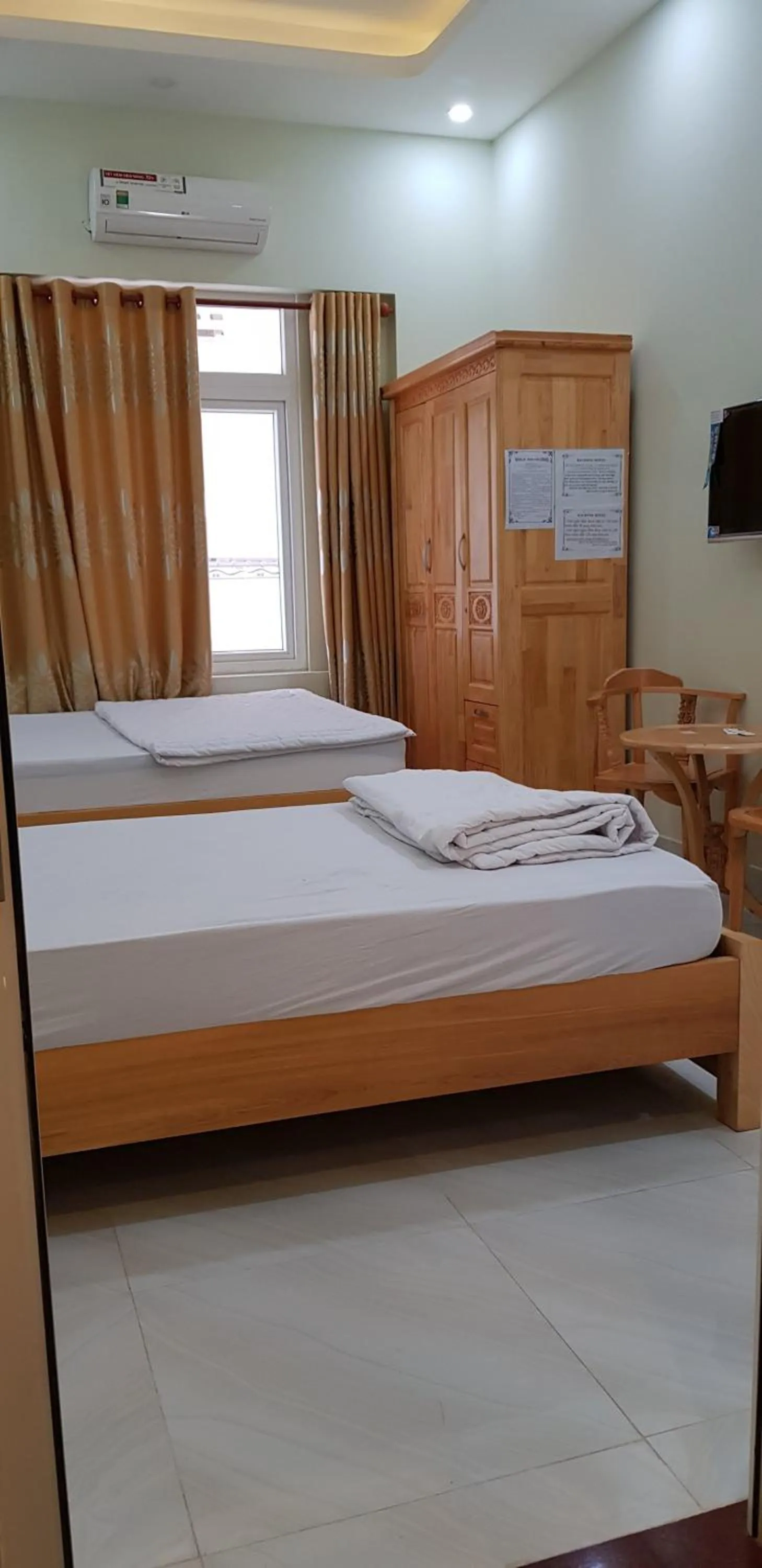 Bed in Hai Dang Hotel