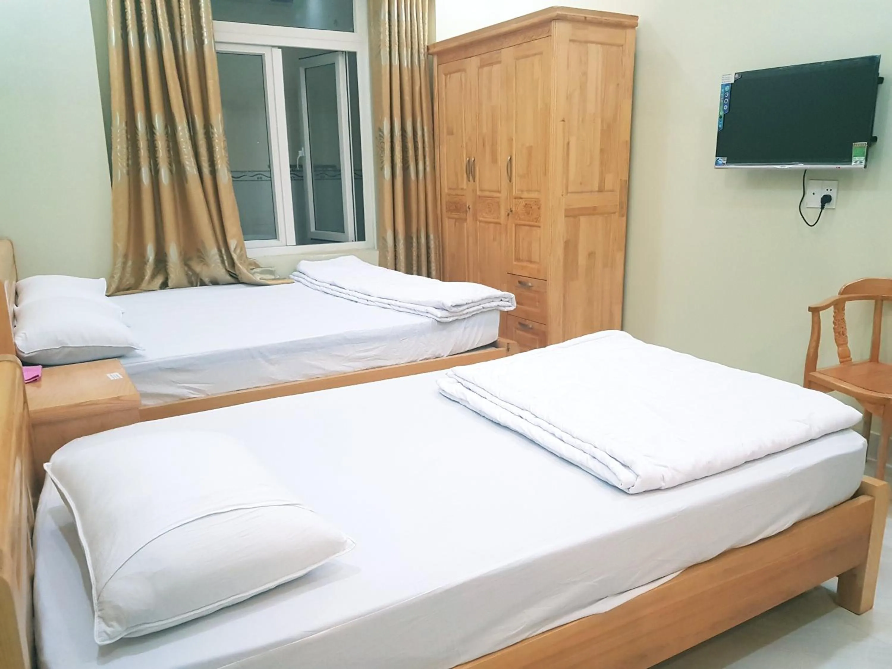 Bed in Hai Dang Hotel