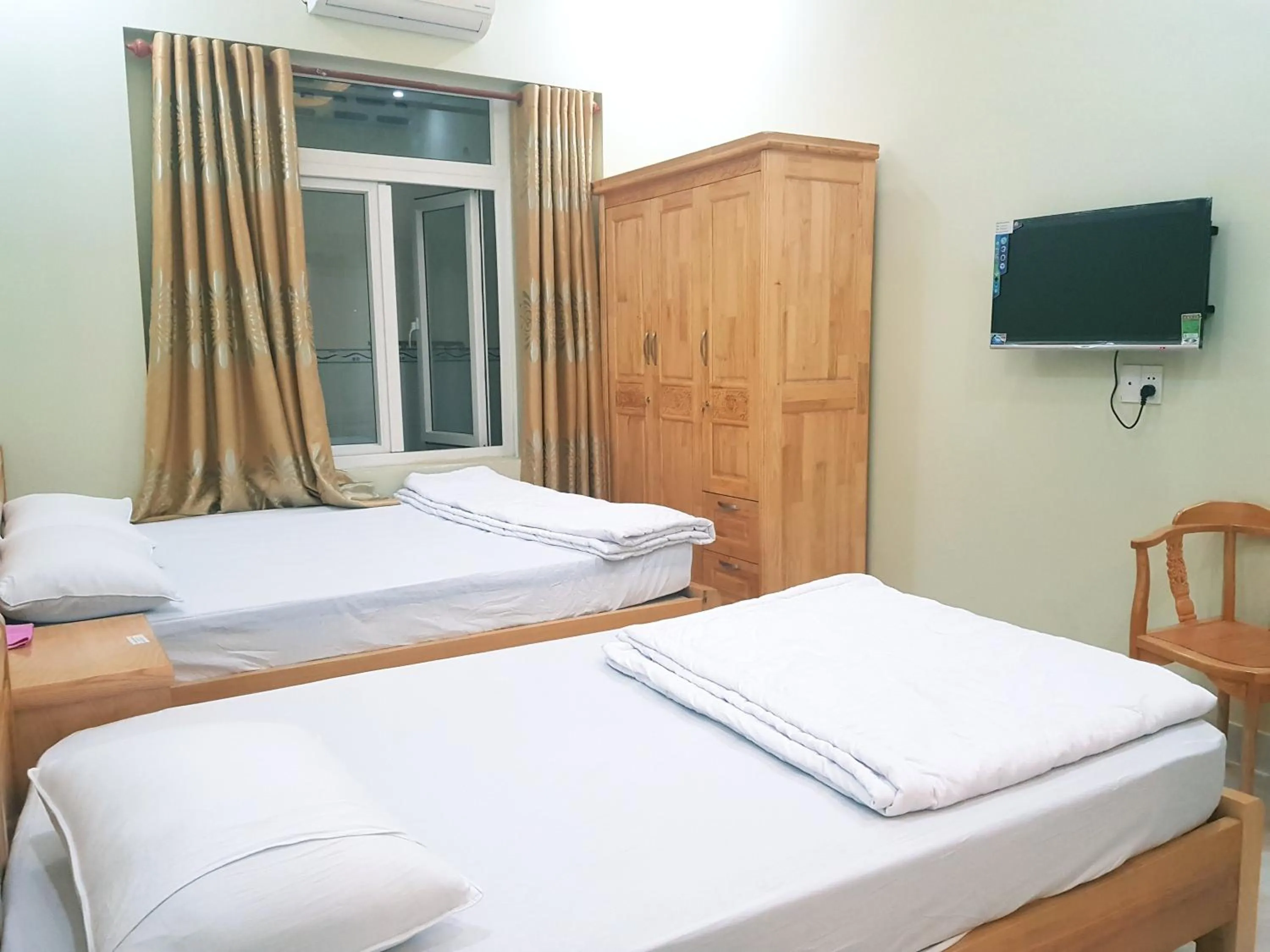 Bed in Hai Dang Hotel