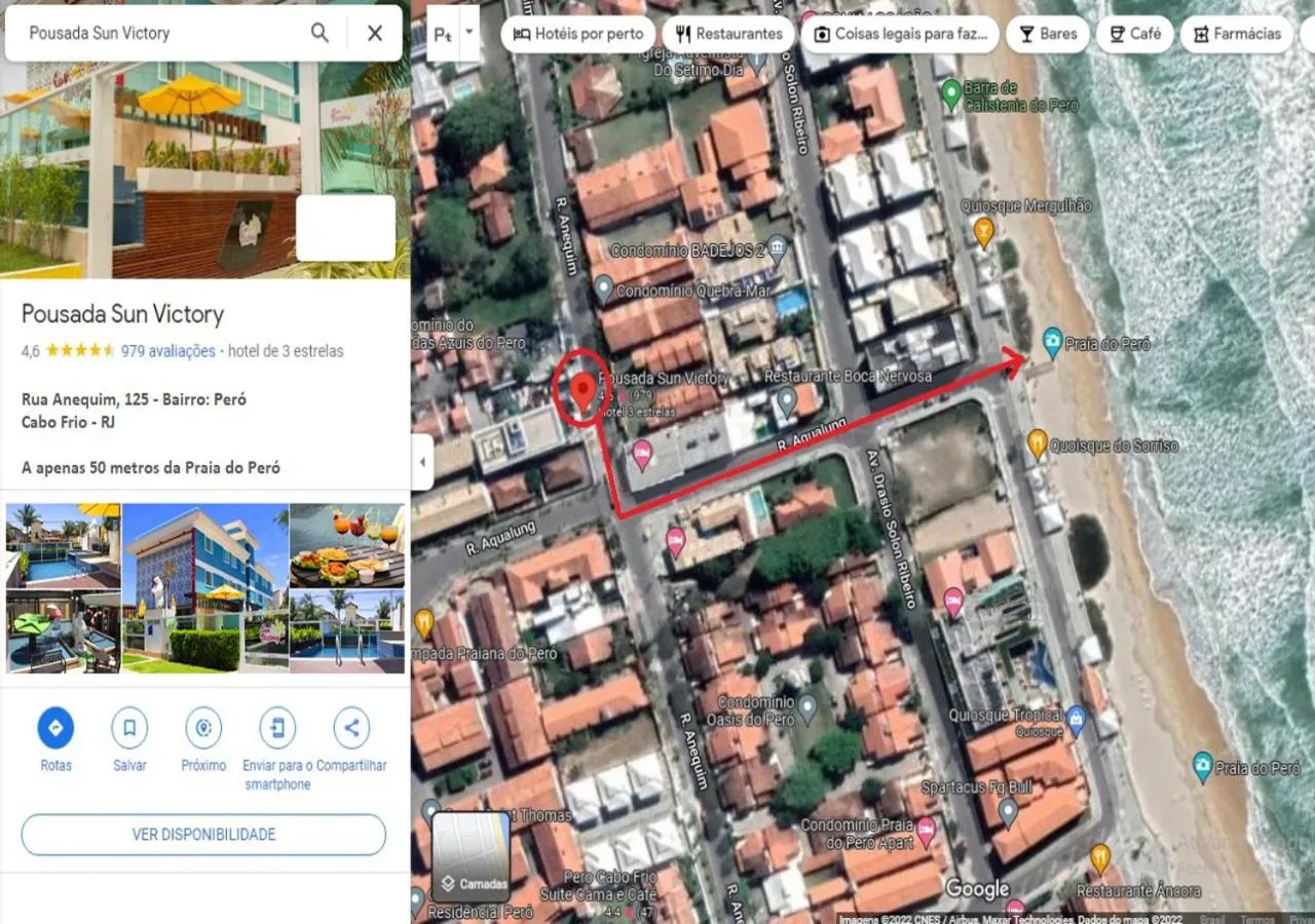 Location in Pousada SUN Victory