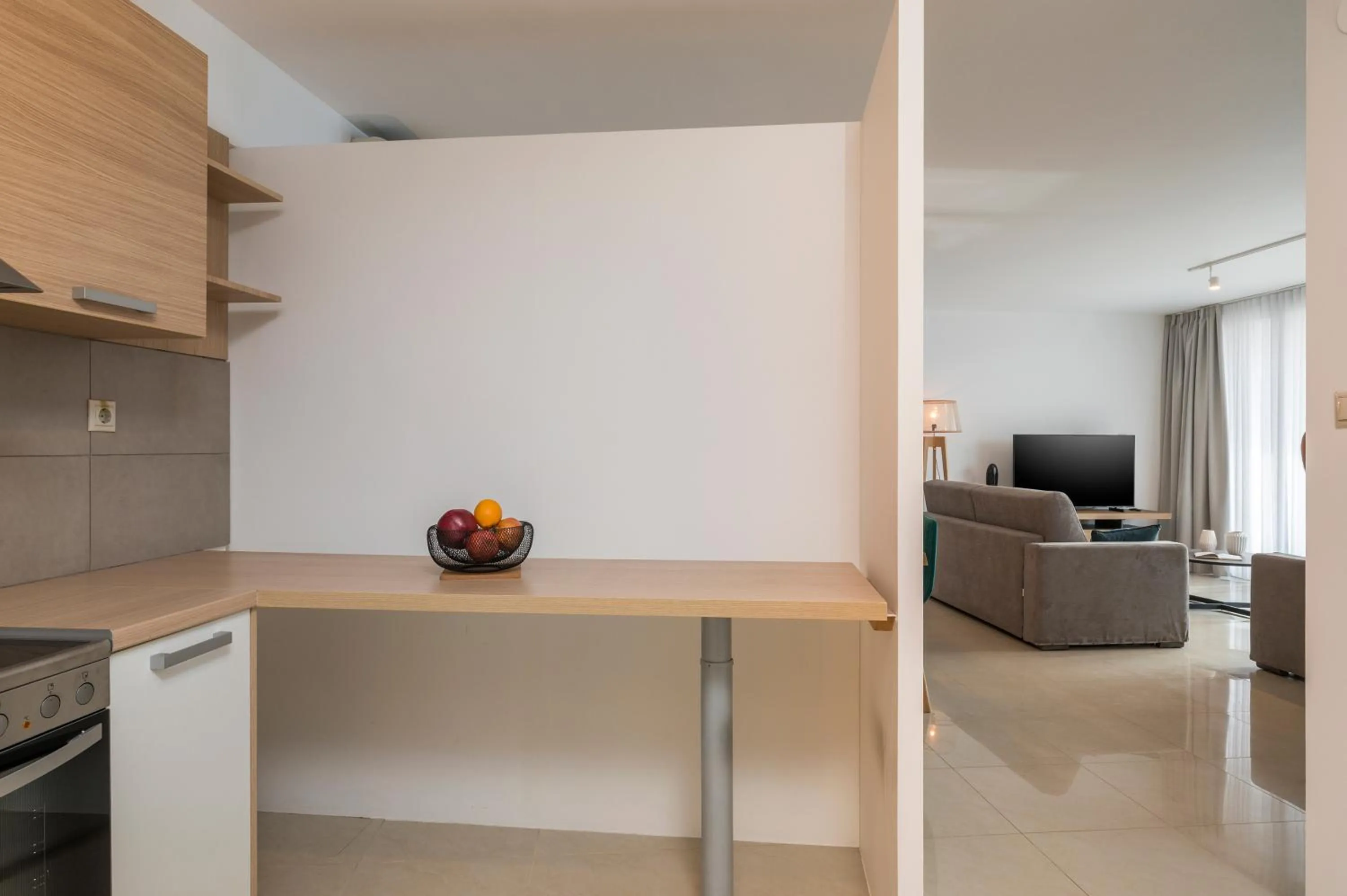 Kitchen or kitchenette in Trianon Luxury Apartments & Suites