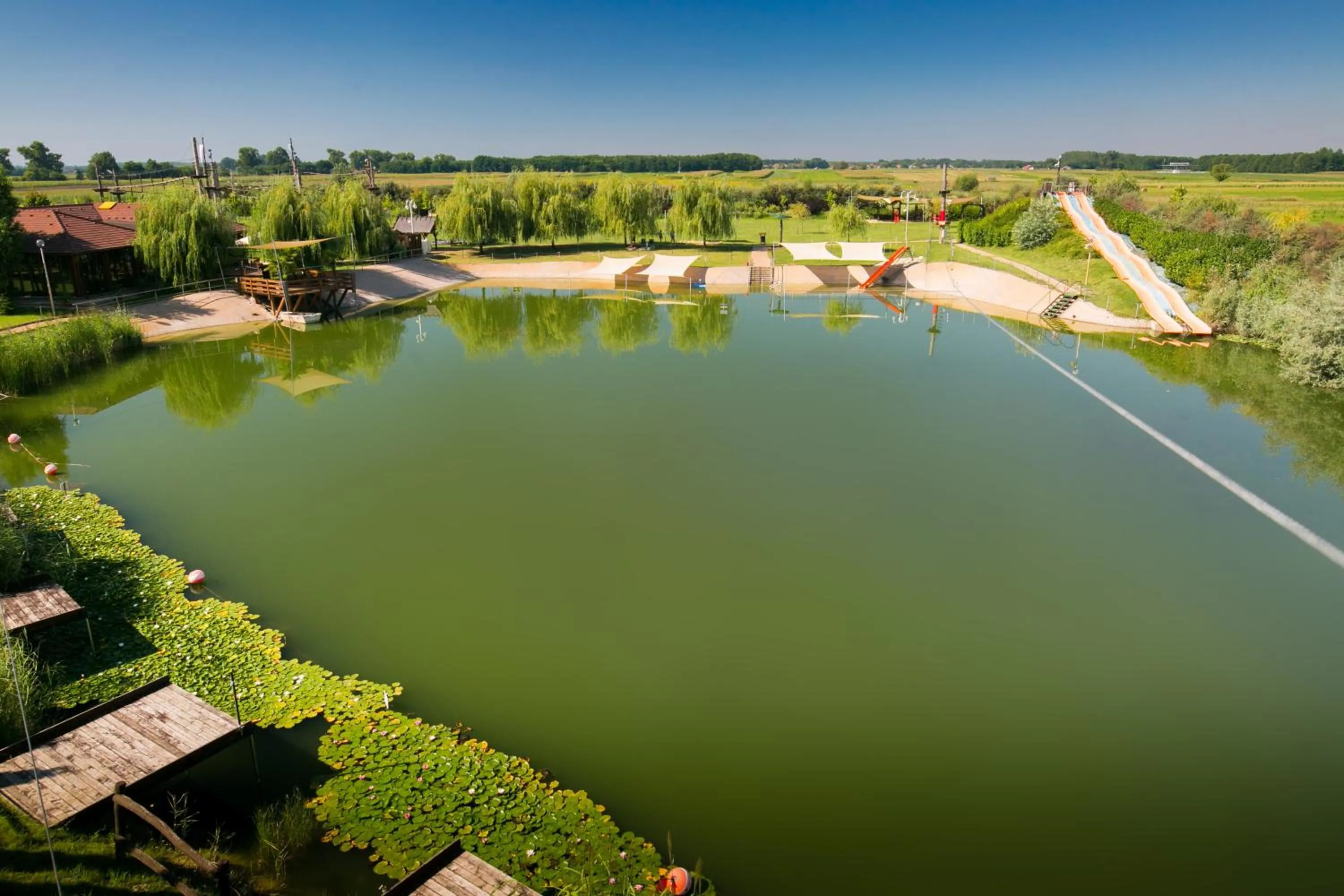Beach in Nádas Tó Park Hotel