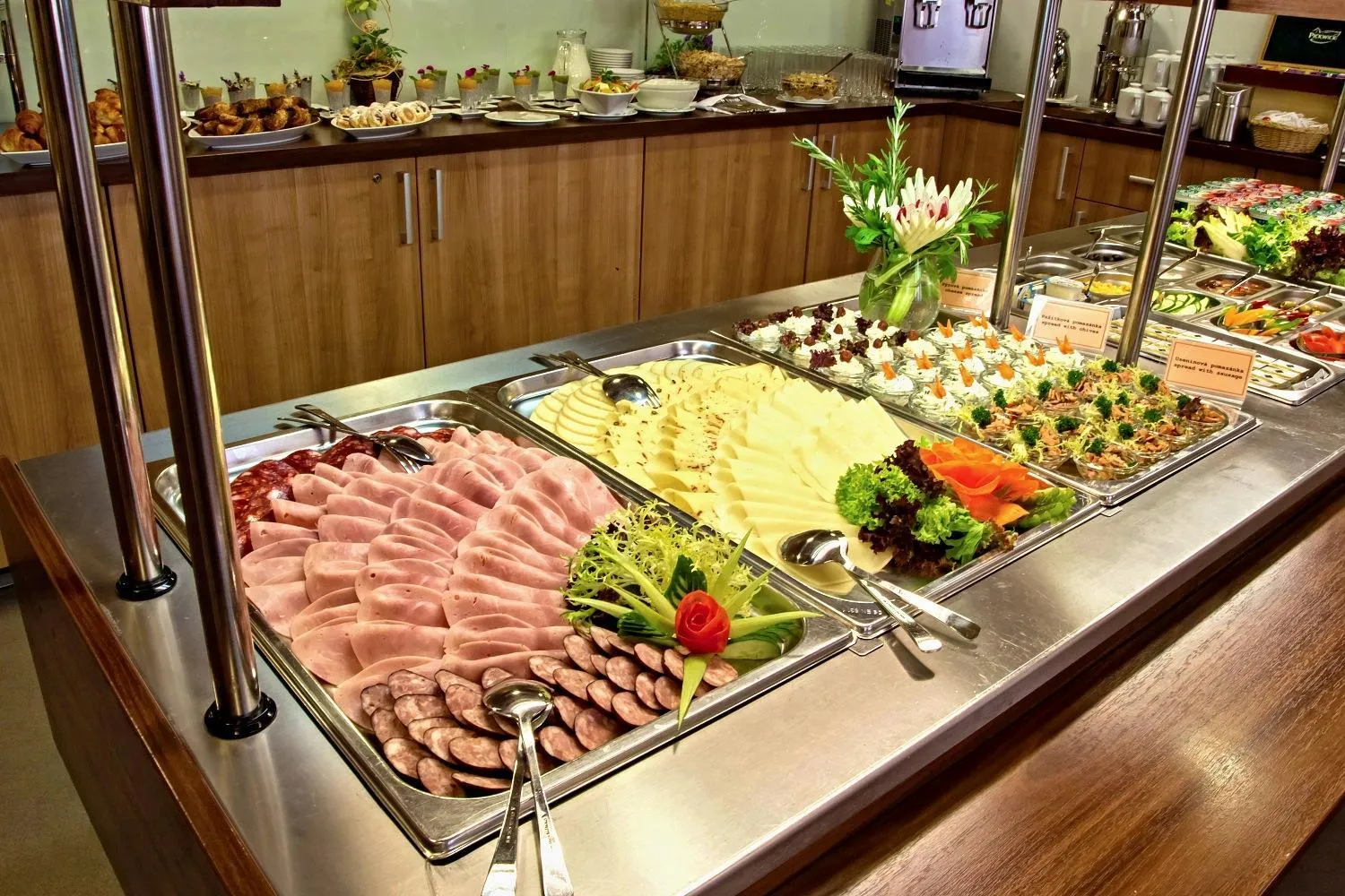 Buffet breakfast in Hotel DAP