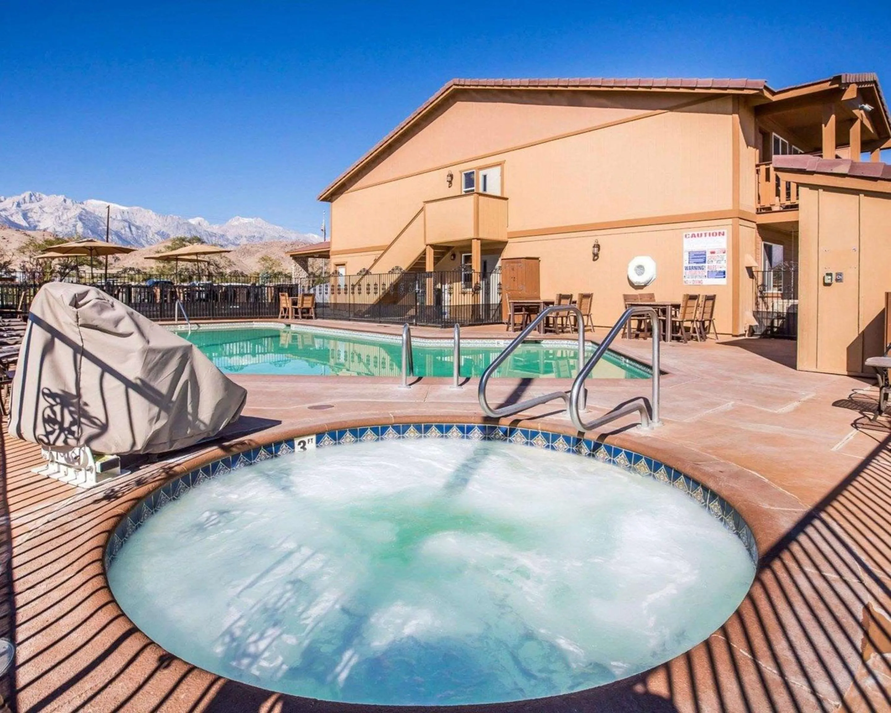 On site in Quality Inn Lone Pine near Mount Whitney