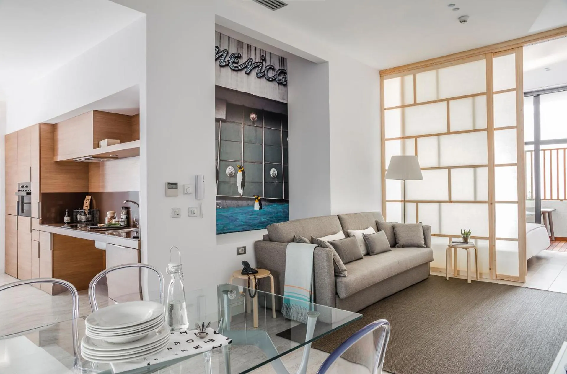 Living room in Eric Vökel Boutique Apartments - Gran Vía Suites