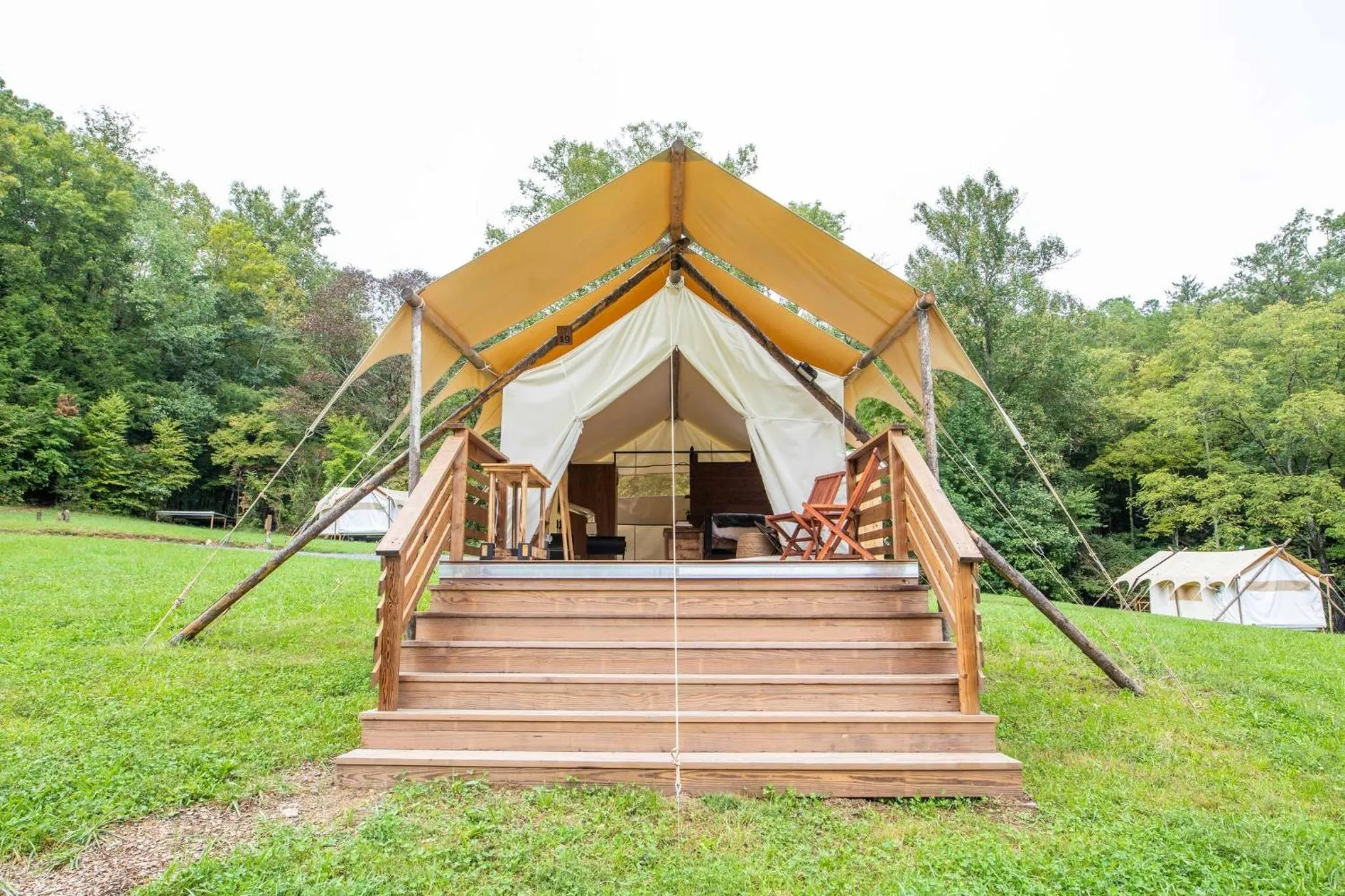 Property building in Under Canvas Great Smoky Mountains