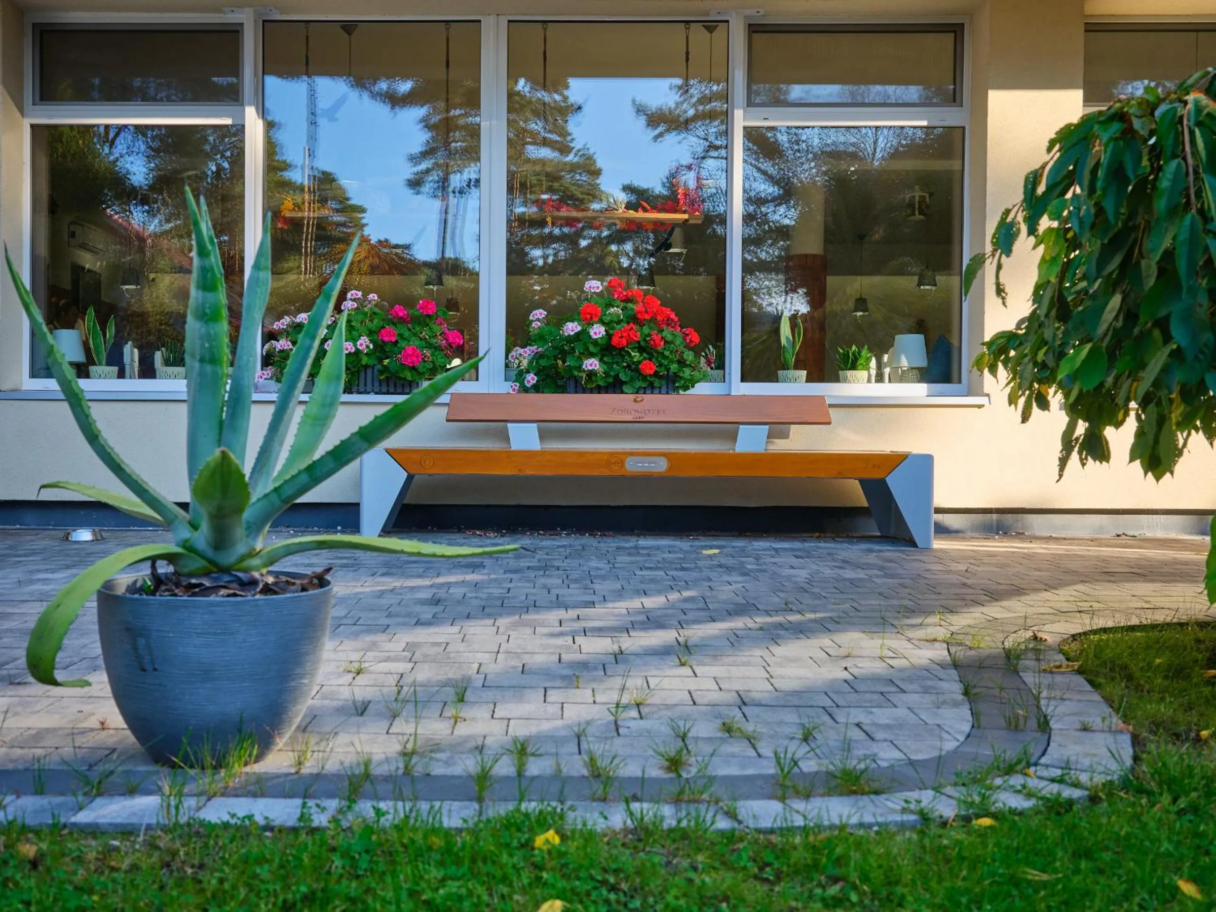 Seating area in Zdrowotel Łeba
