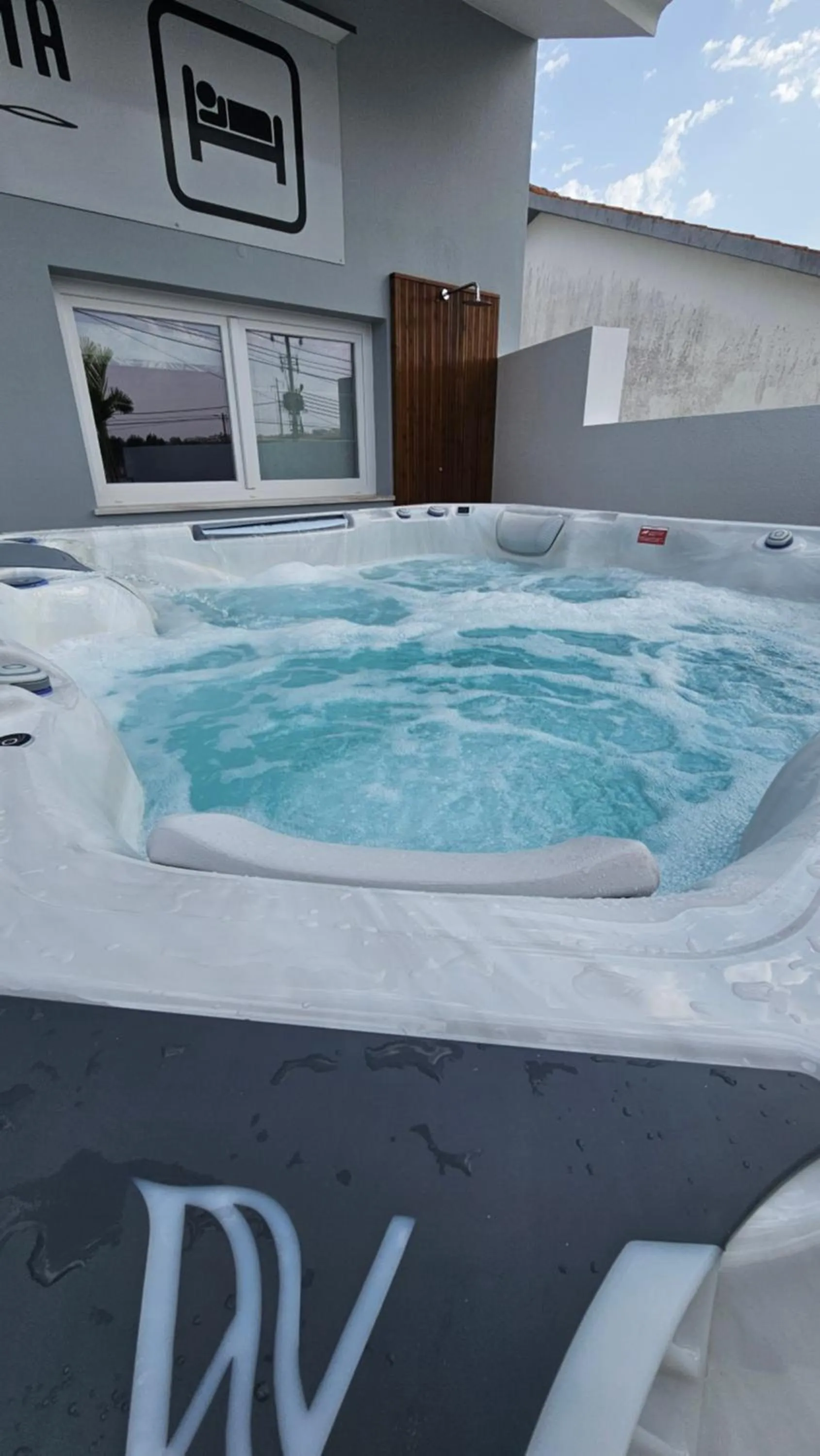 Hot Tub in Hospedaria Recomeçar