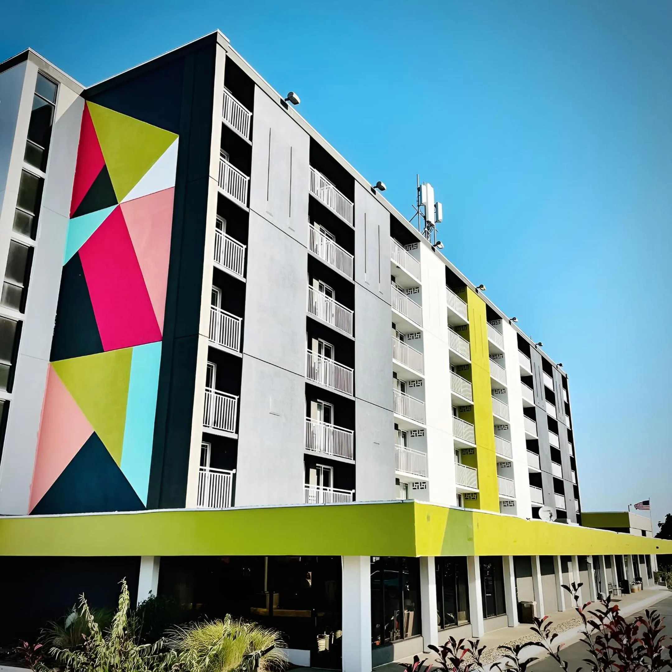 Property building in Silver Beach Hotel