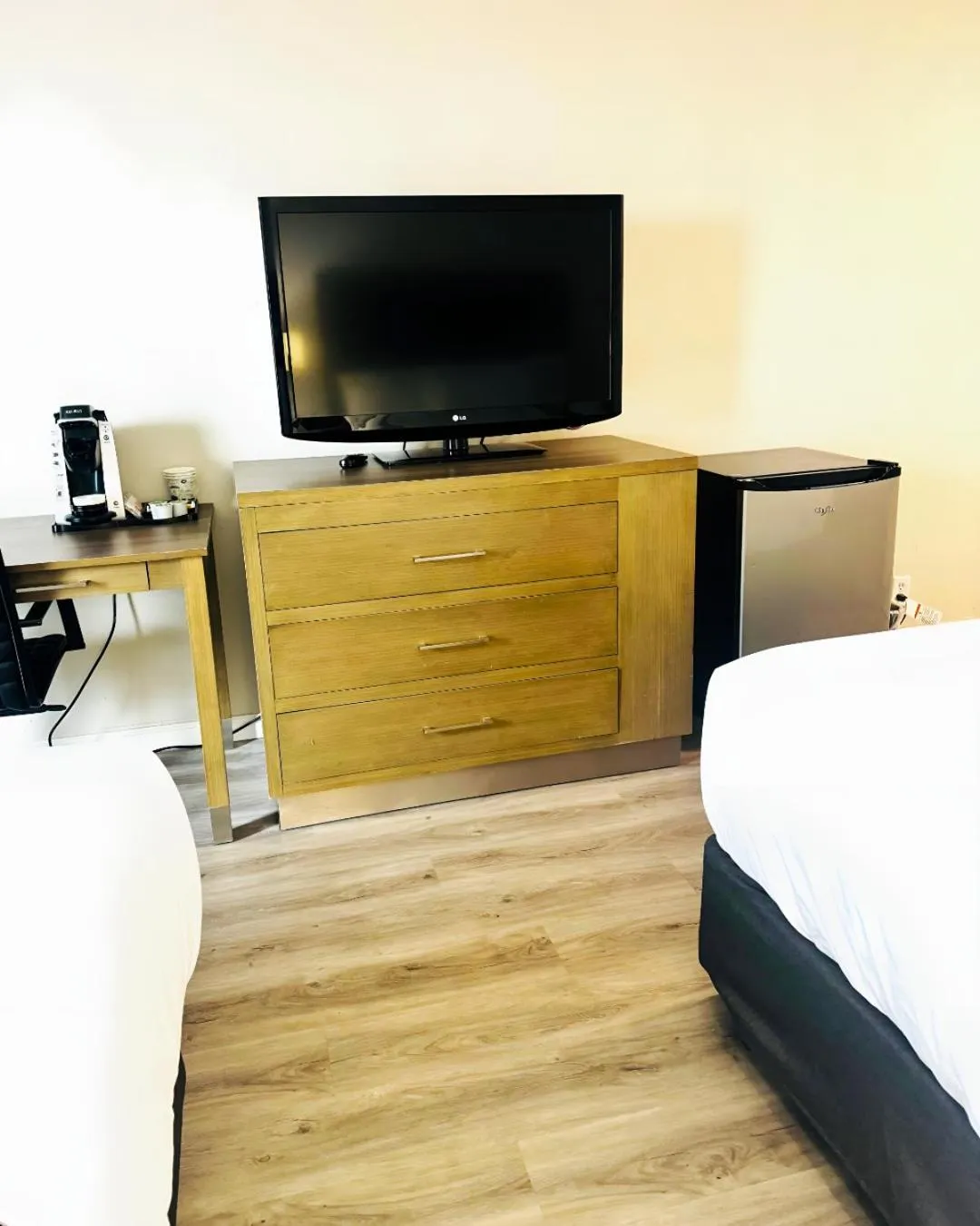 Bed in Silver Beach Hotel