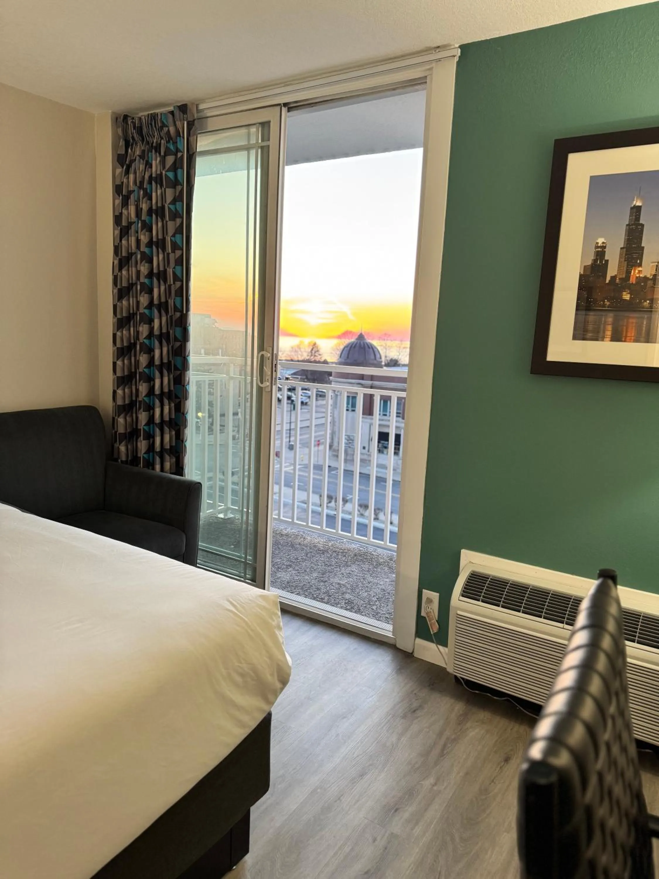 Bed in Silver Beach Hotel