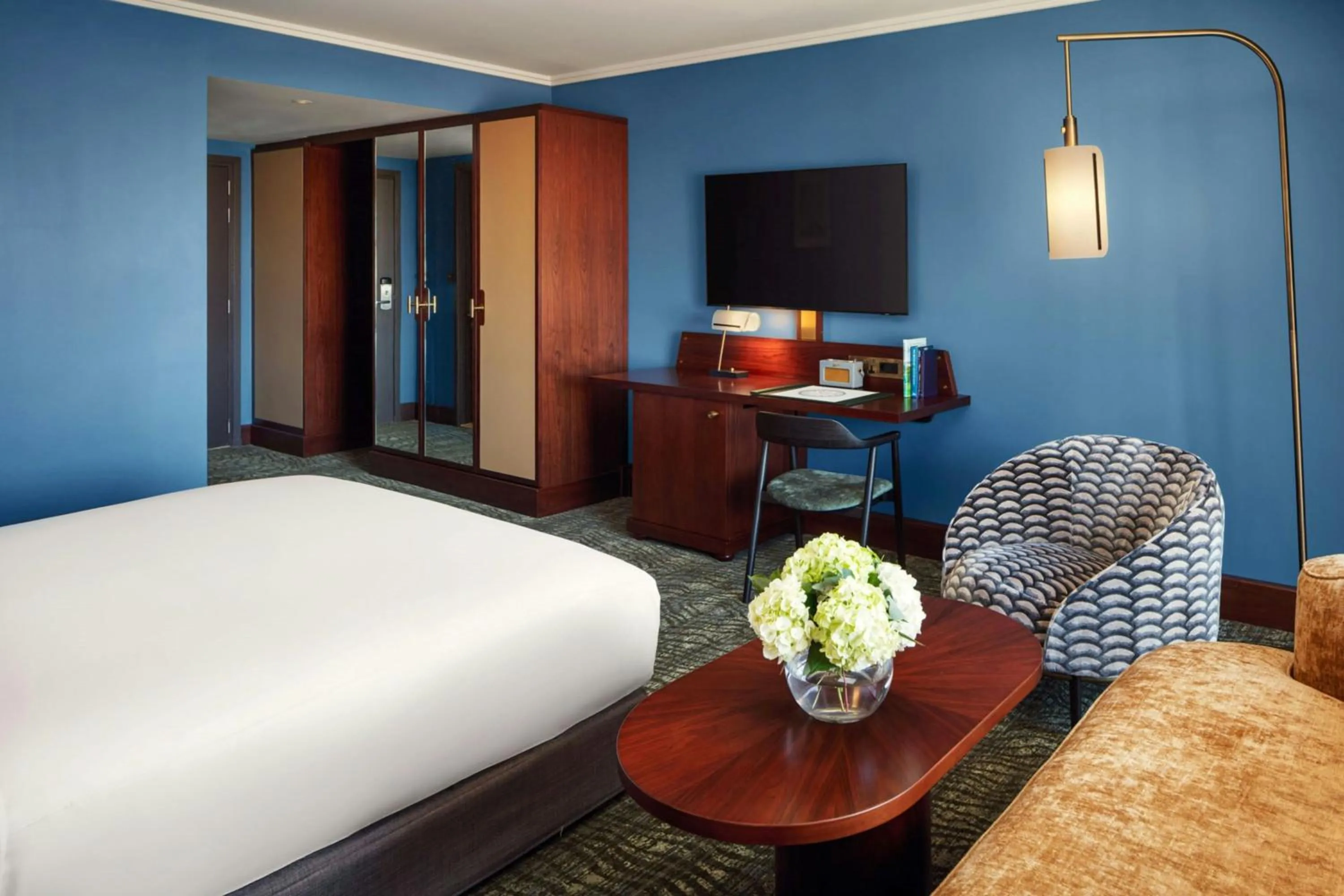 Photo of the whole room, Bed in St Pancras London, Autograph Collection