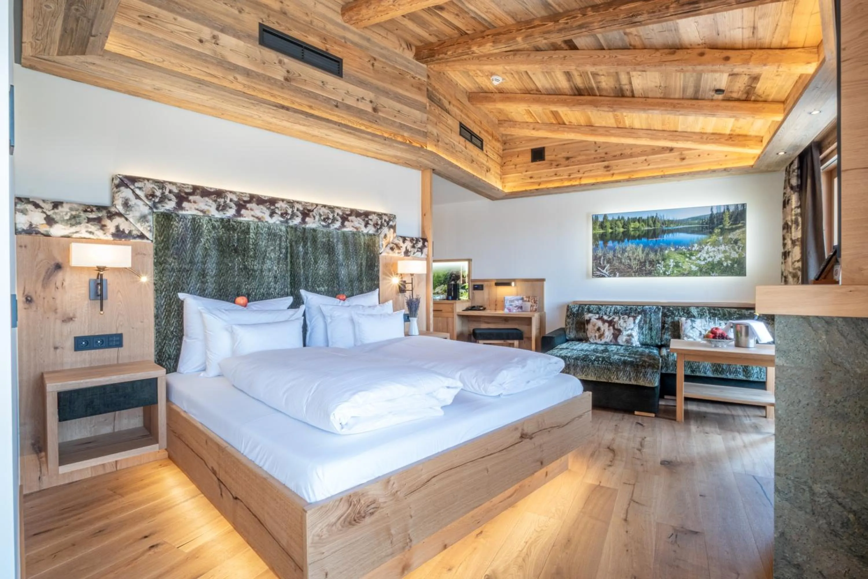 Photo of the whole room, Bed in Natur- & Wellnesshotel Brunner Hof