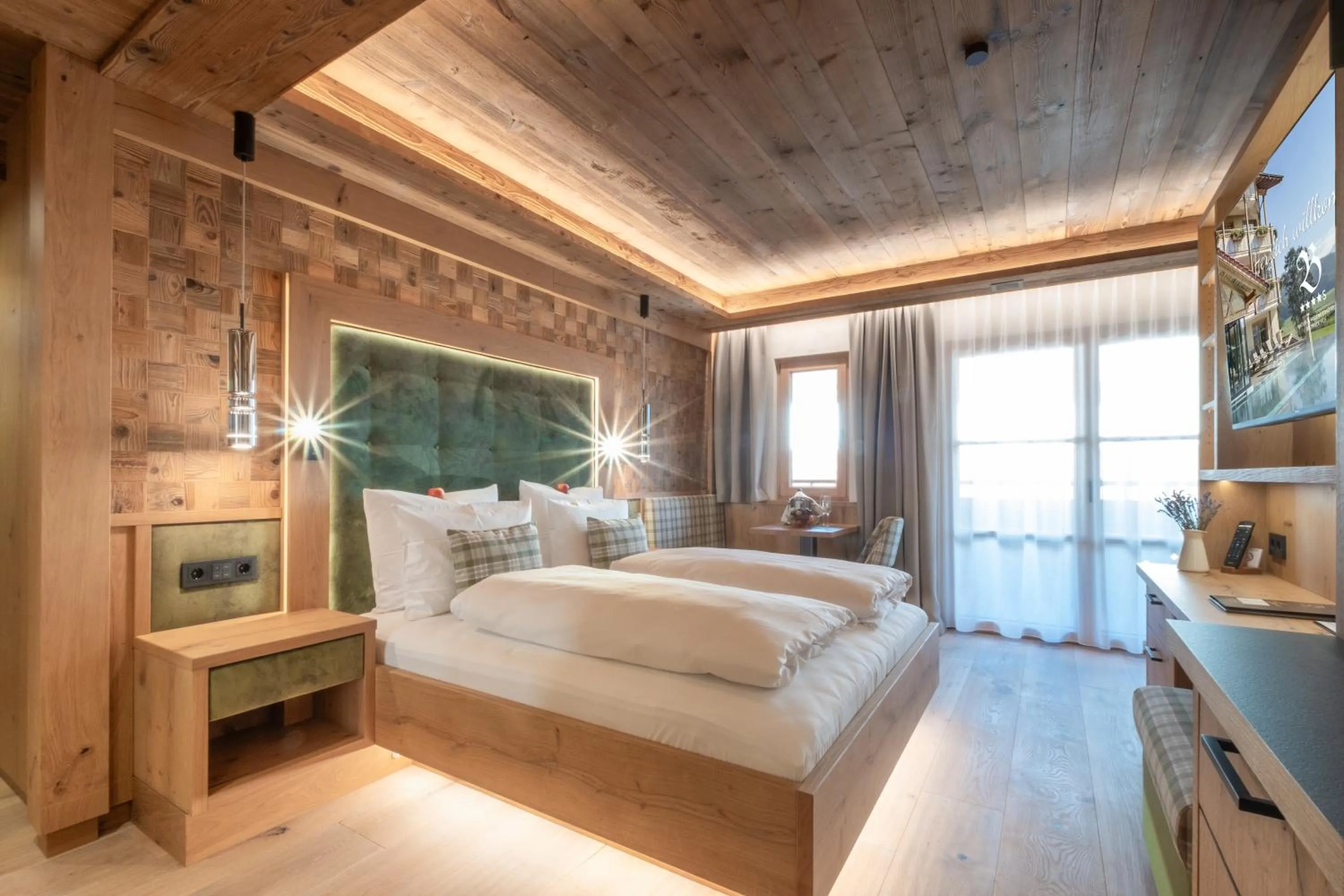 Photo of the whole room, Bed in Natur- & Wellnesshotel Brunner Hof