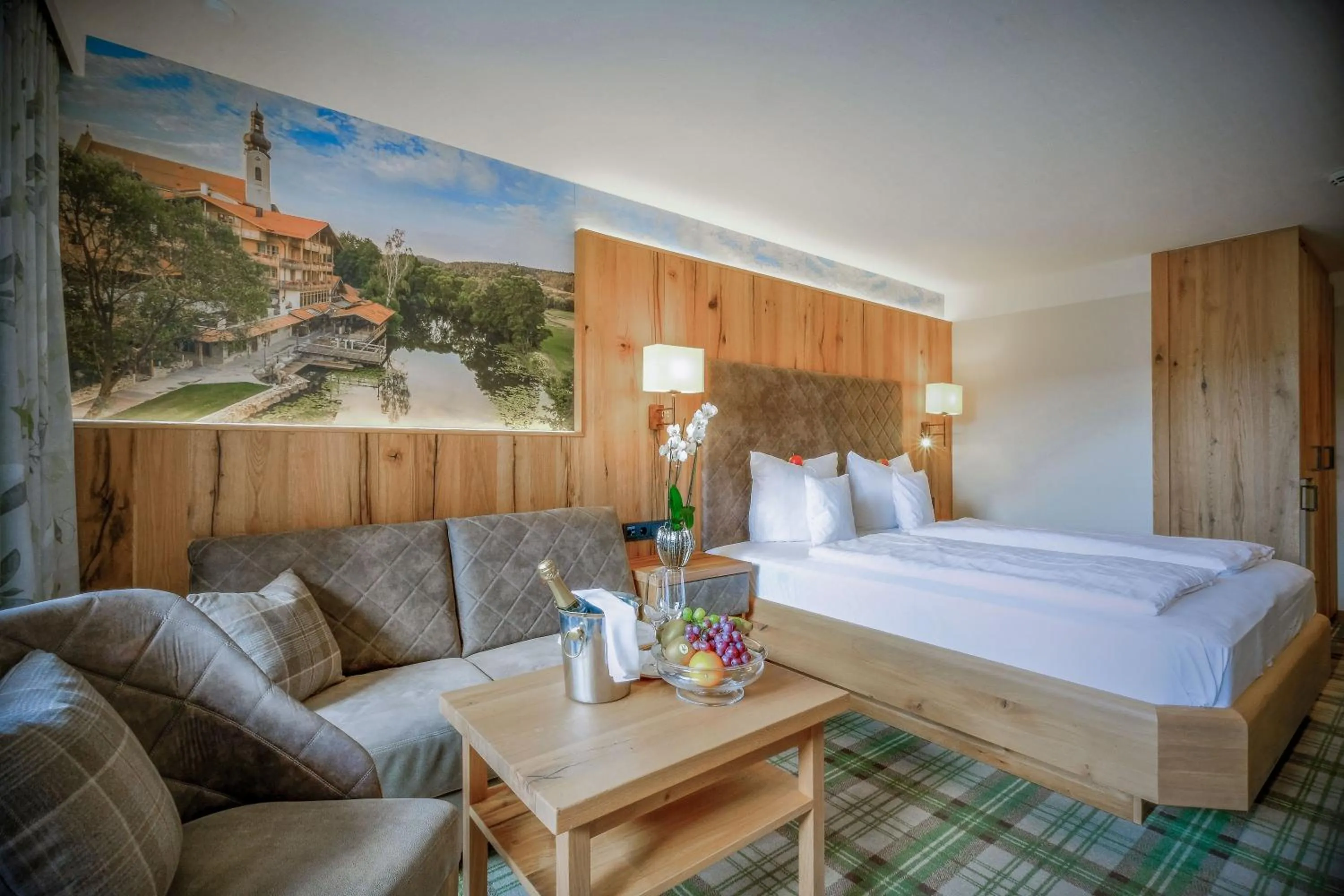 Photo of the whole room, Bed in Natur- & Wellnesshotel Brunner Hof