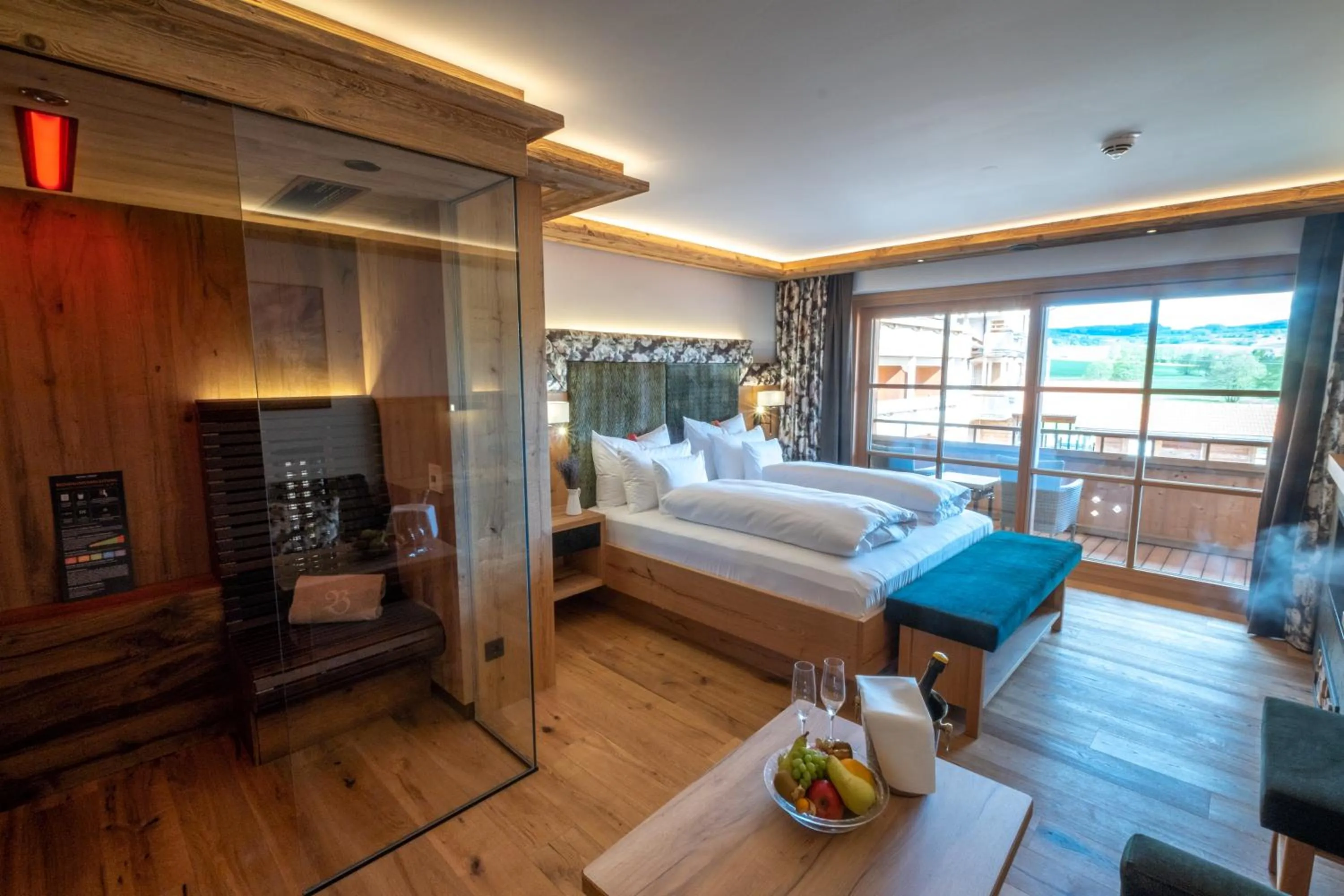 Photo of the whole room, Bed in Natur- & Wellnesshotel Brunner Hof