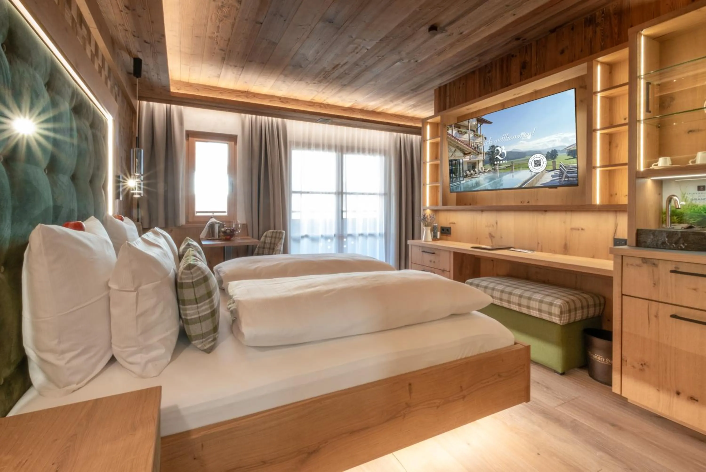 Photo of the whole room, Bed in Natur- & Wellnesshotel Brunner Hof