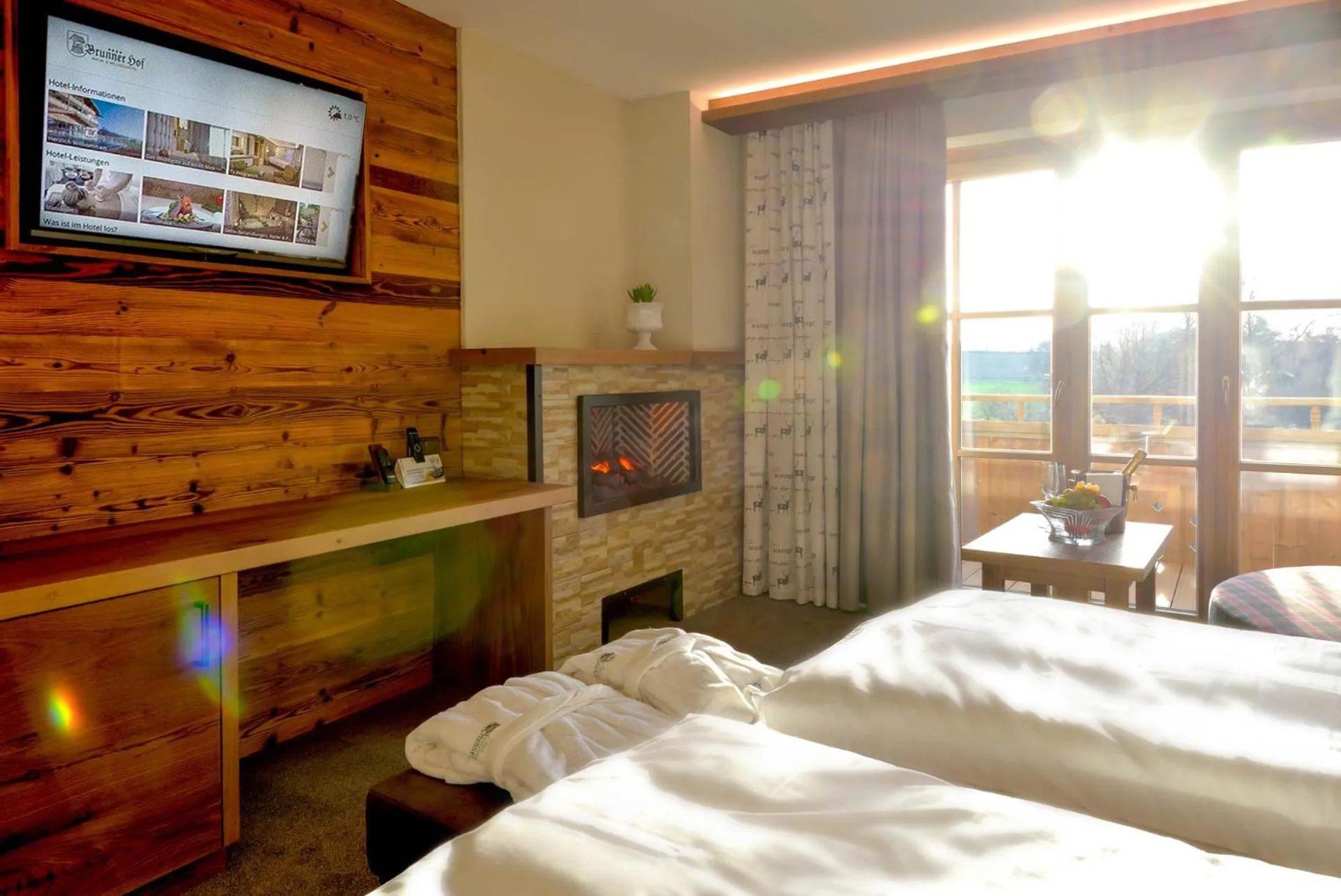 Photo of the whole room, Bed in Natur- & Wellnesshotel Brunner Hof