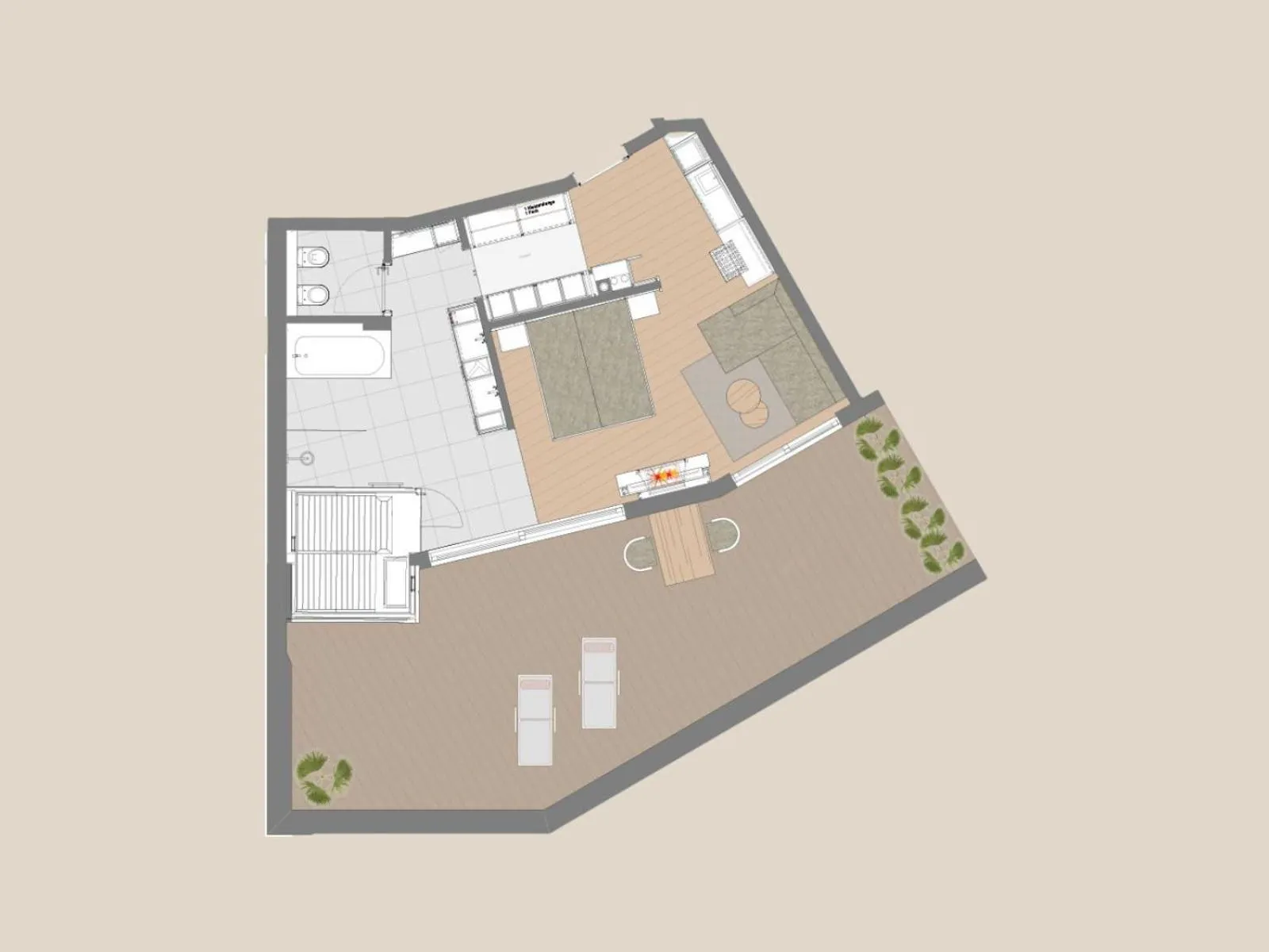 Floor plan in Natur- & Wellnesshotel Brunner Hof