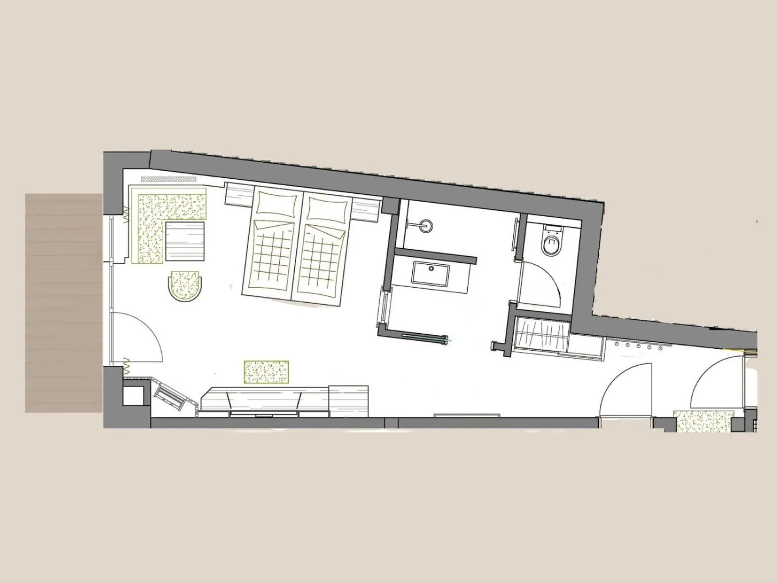 Floor plan in Natur- & Wellnesshotel Brunner Hof