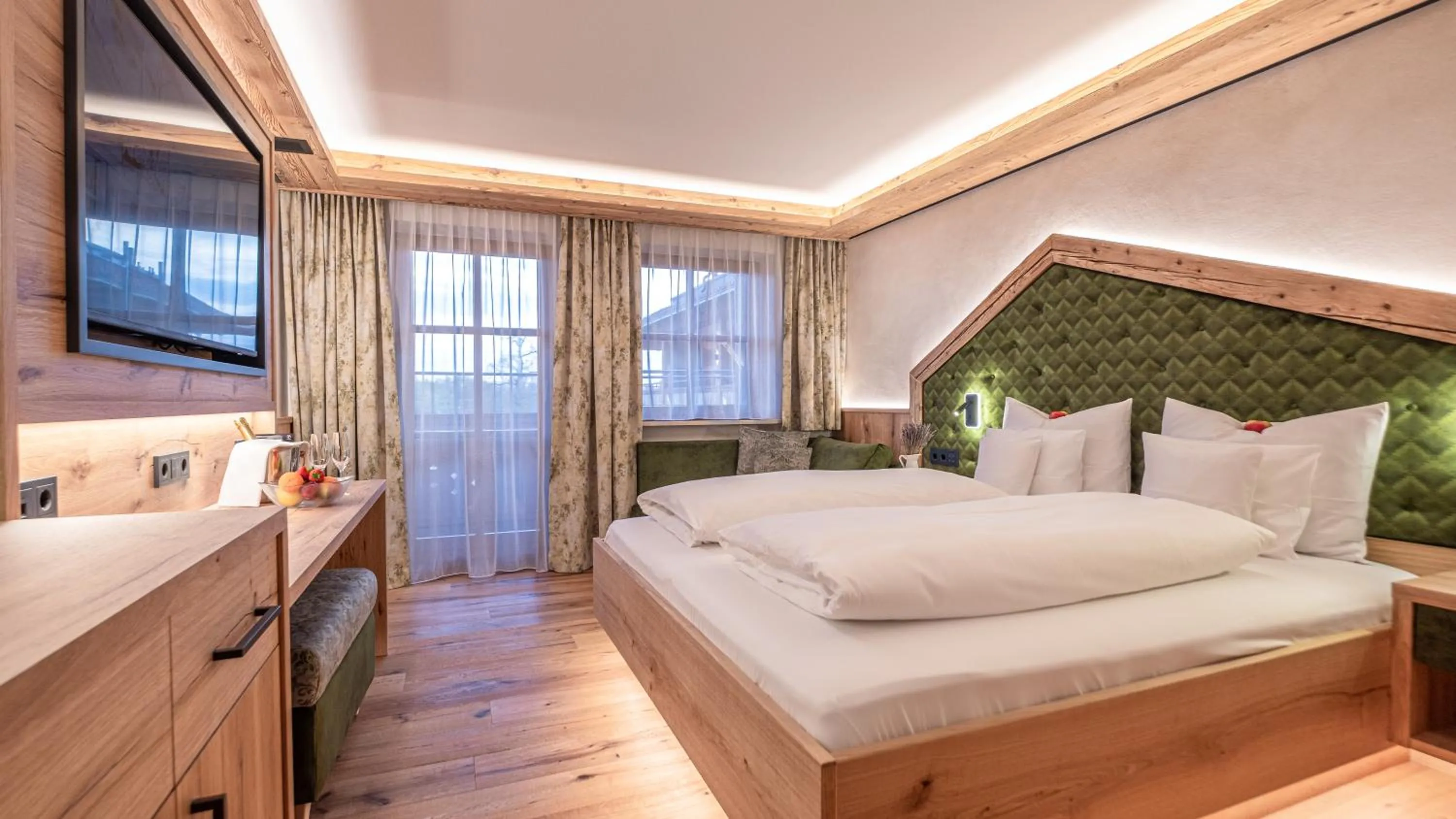 Photo of the whole room, Bed in Natur- & Wellnesshotel Brunner Hof