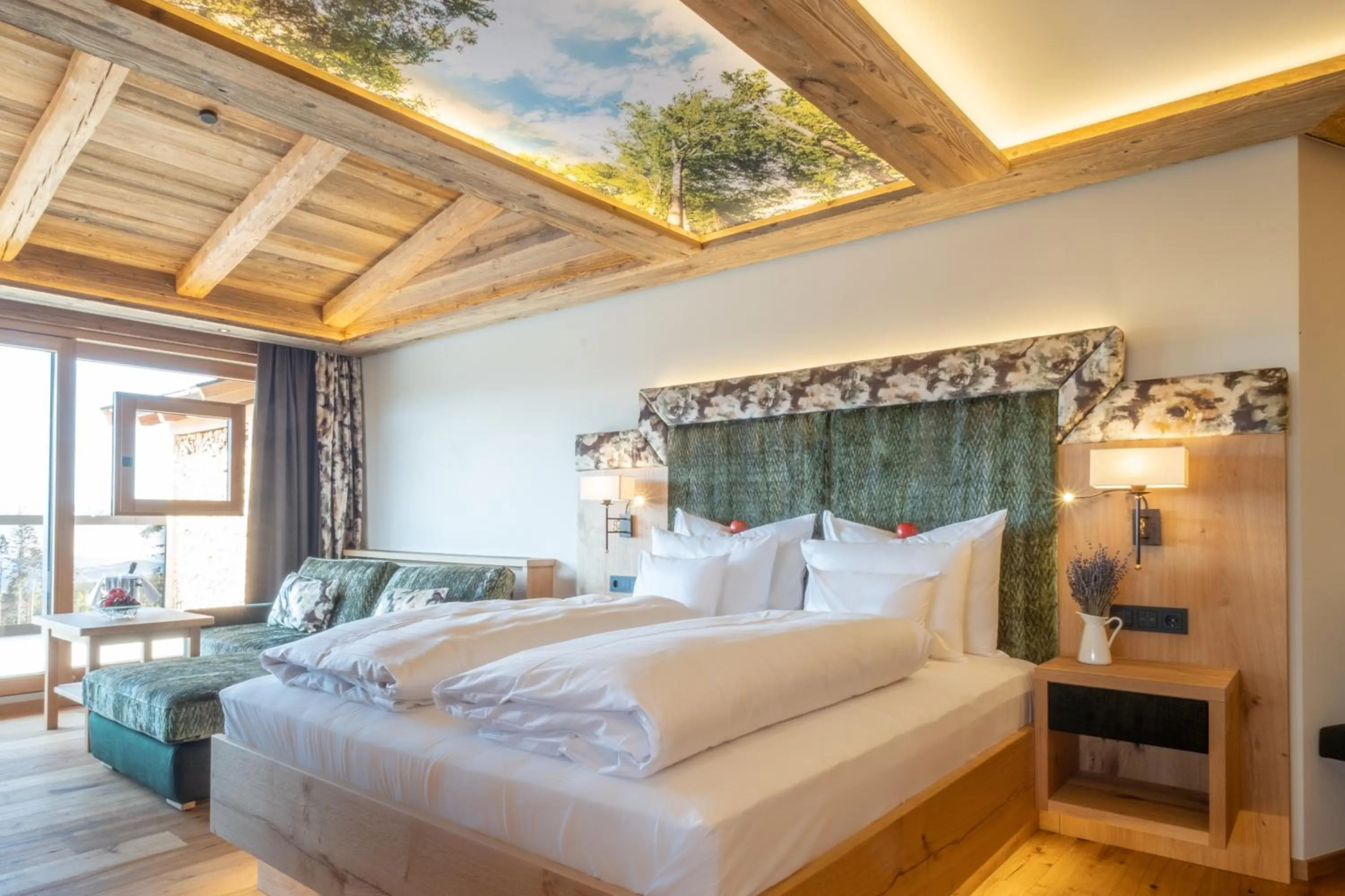 Photo of the whole room, Bed in Natur- & Wellnesshotel Brunner Hof