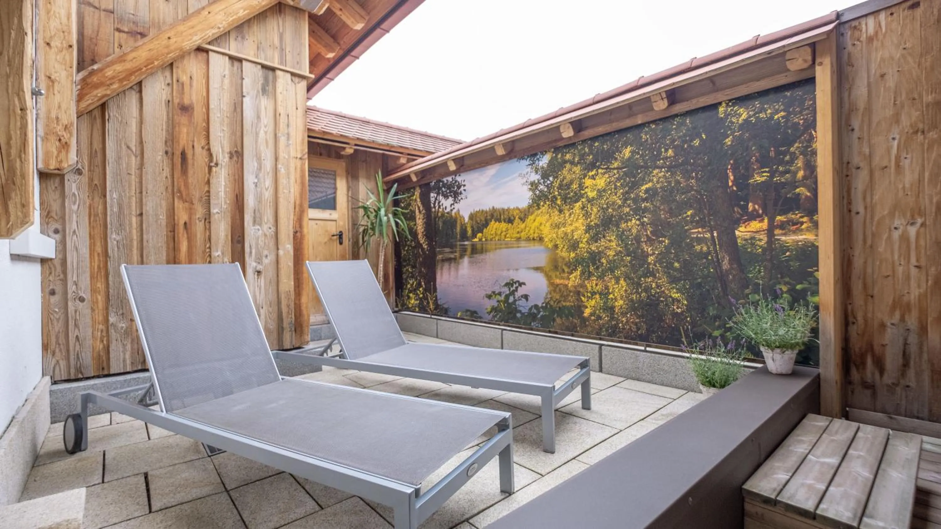 Balcony/Terrace in Natur- & Wellnesshotel Brunner Hof